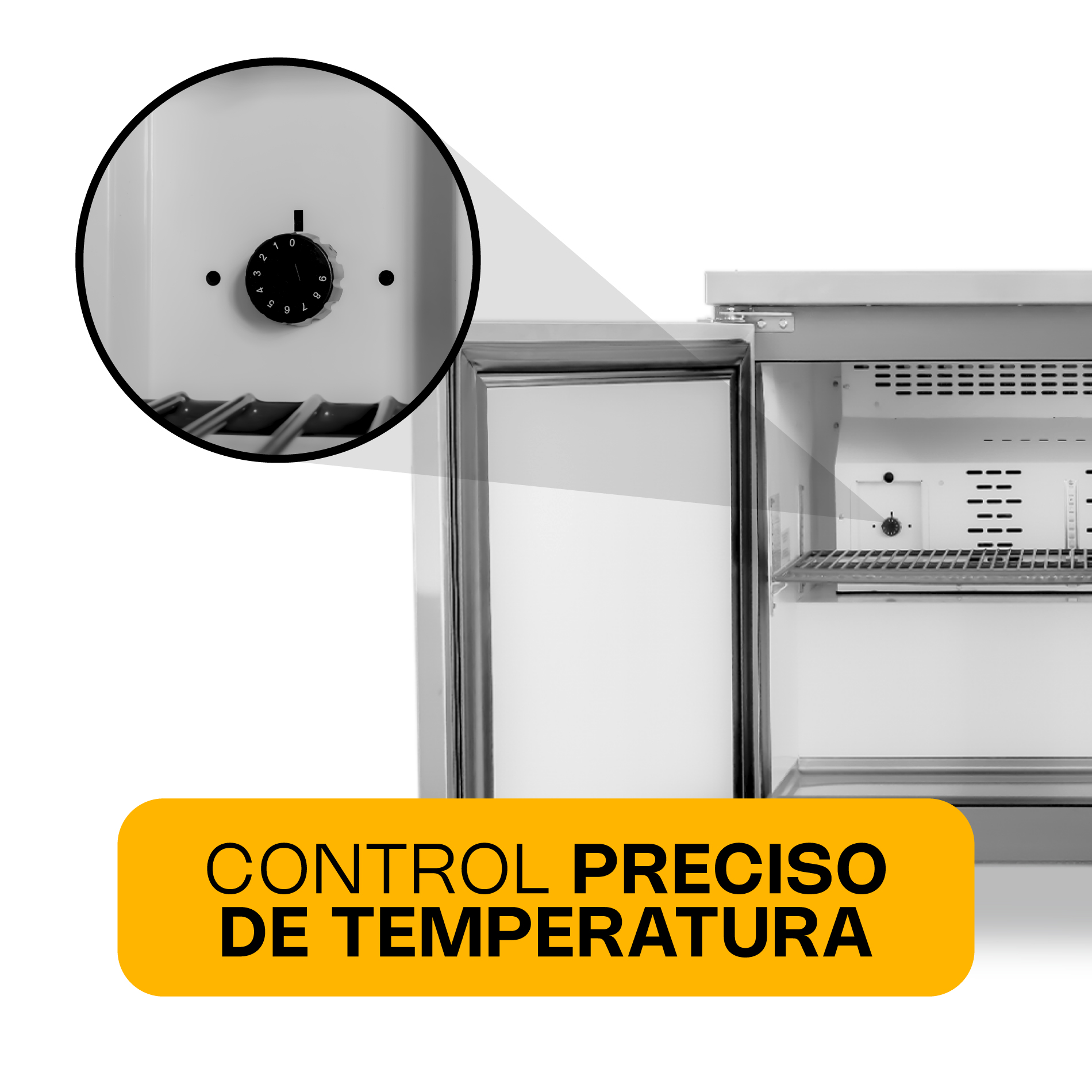 Mesa Refrigerada Bajo Barra 13.3 Pies