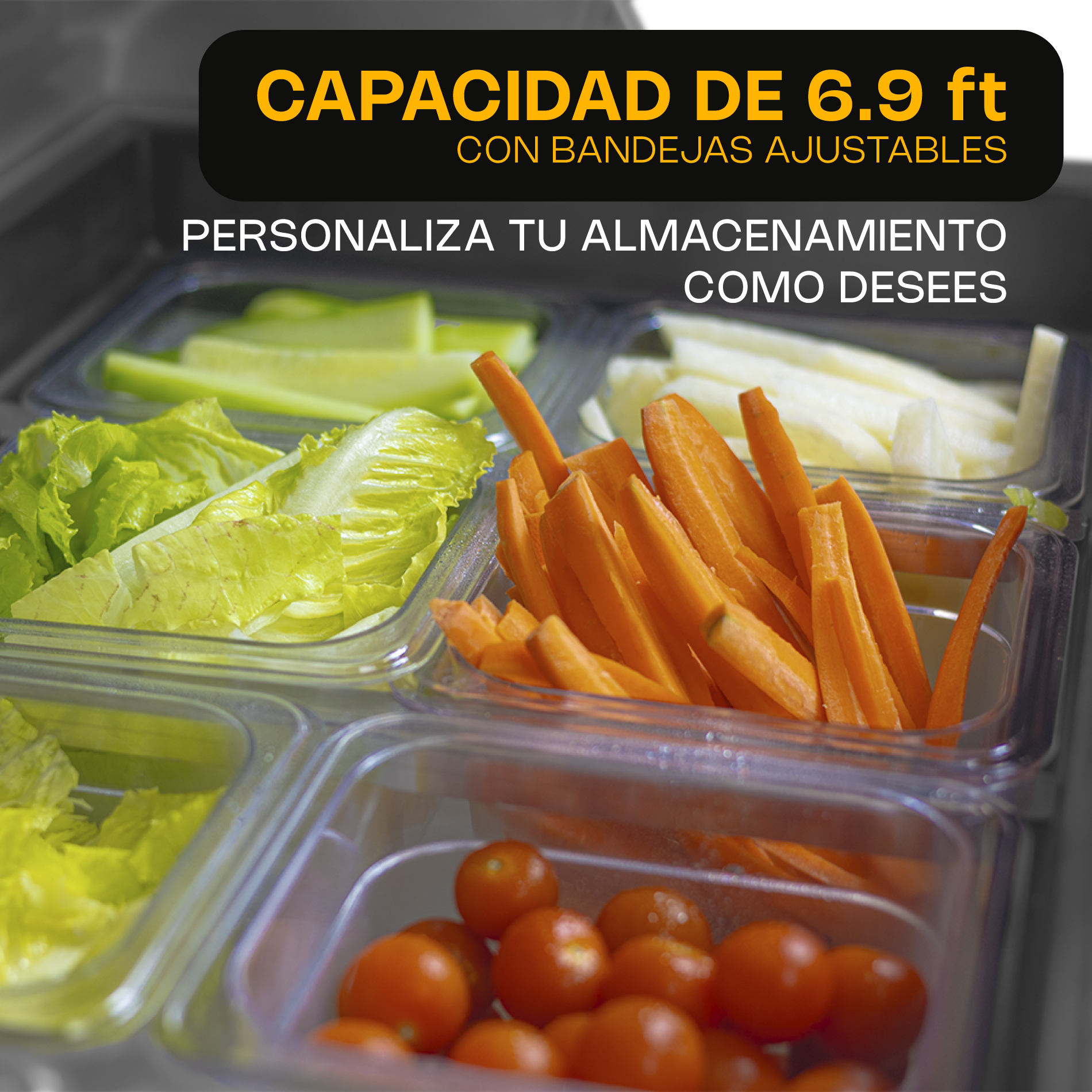 Mesa Refrigerada de Preparación 6.9 pies