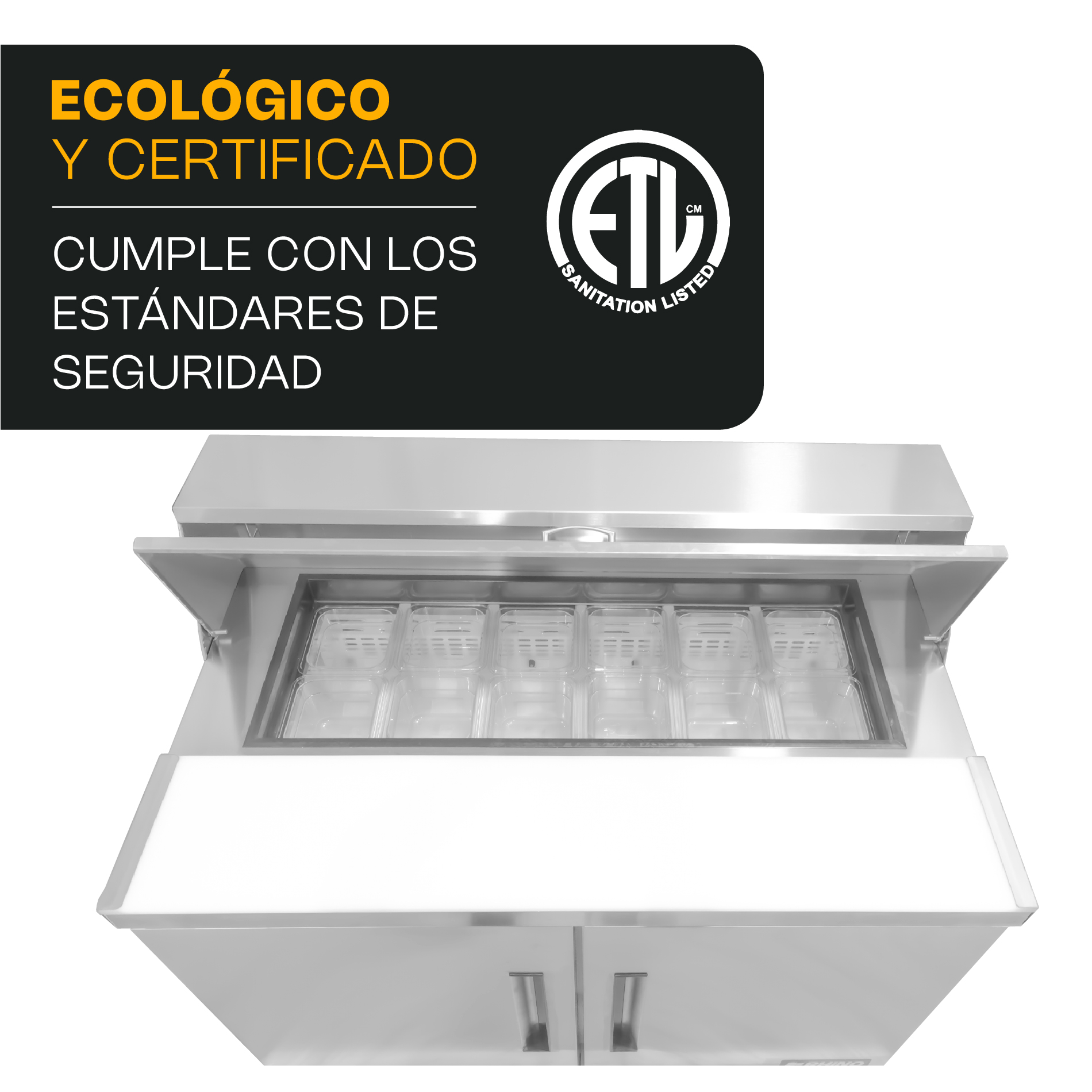 Mesa Refrigerada de Preparación 13.3 pies