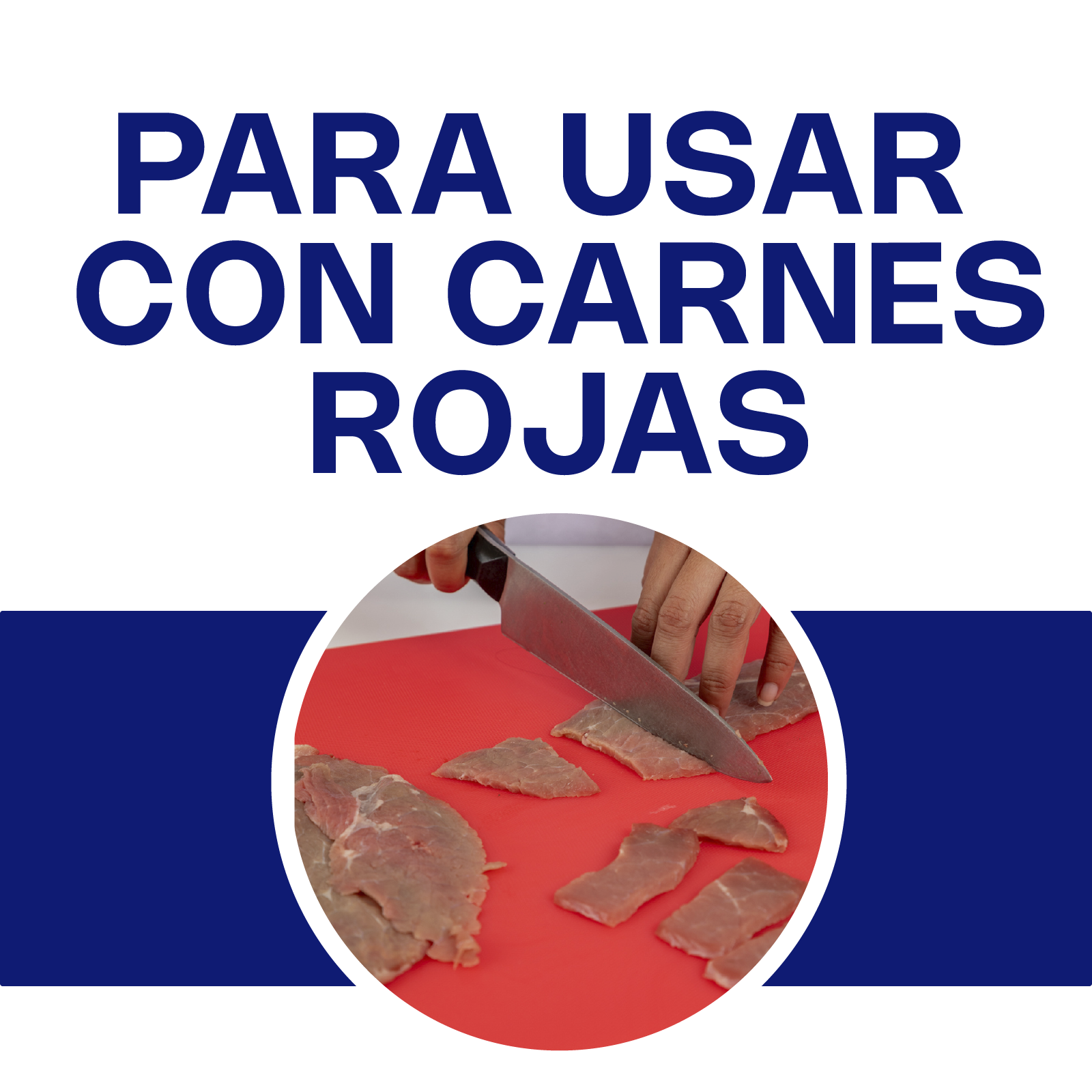 Tabla para Cortar Color Rojo 38 x 51 x 1.2 cm