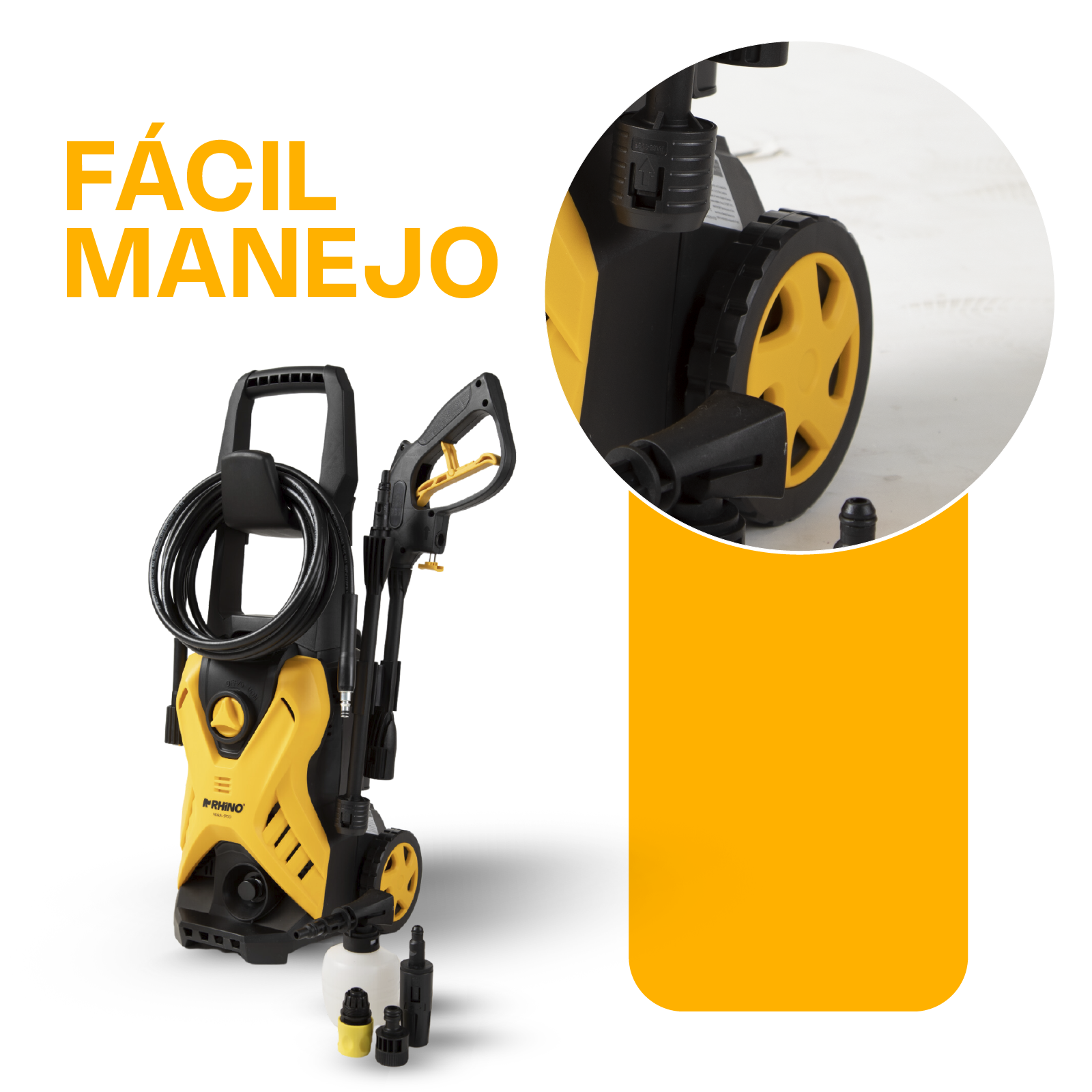 Hidrolavadora de Alta Presión 1,700 PSI