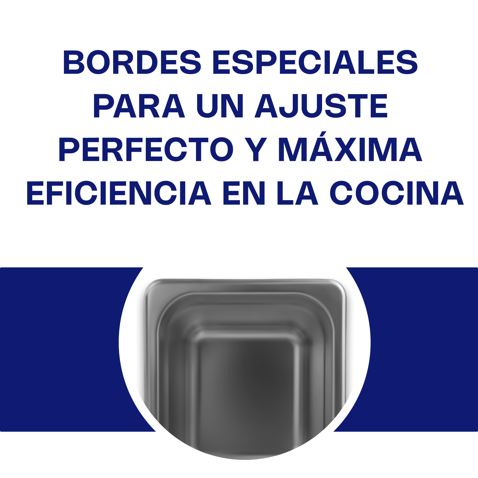 Inserto de Acero Inoxidable Medio 6"