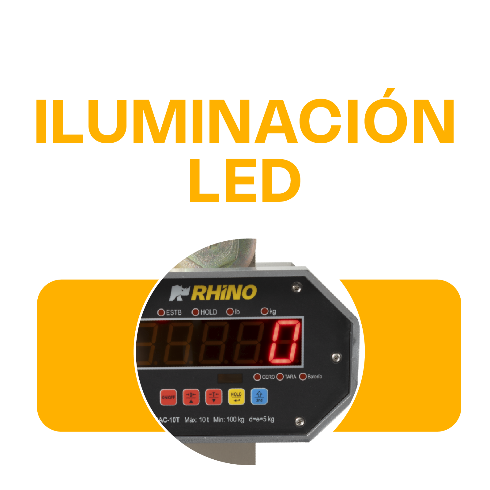 Báscula Electrónica Colgante 10,000 kg