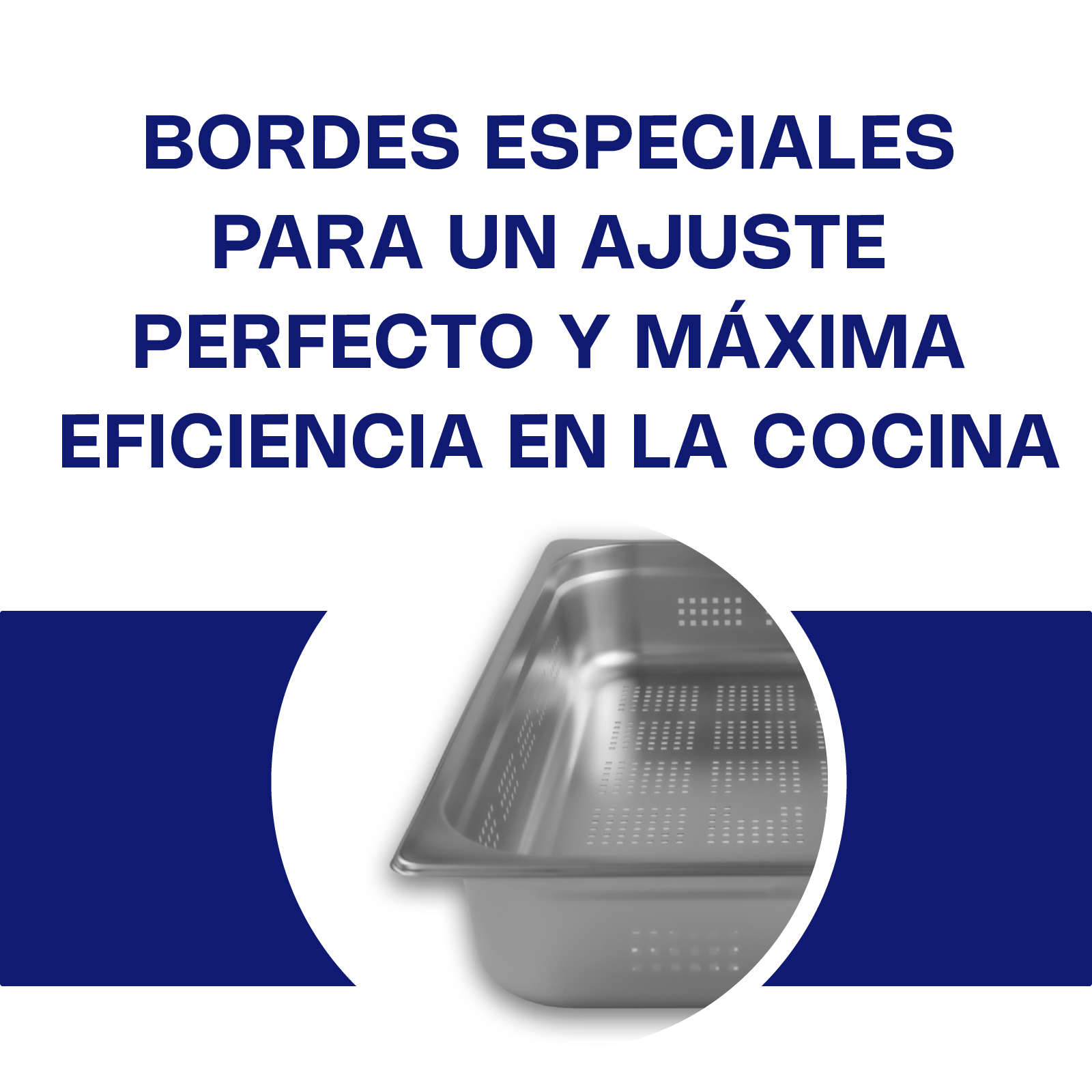 Inserto de Acero Inoxidable Perforado Entero 4"