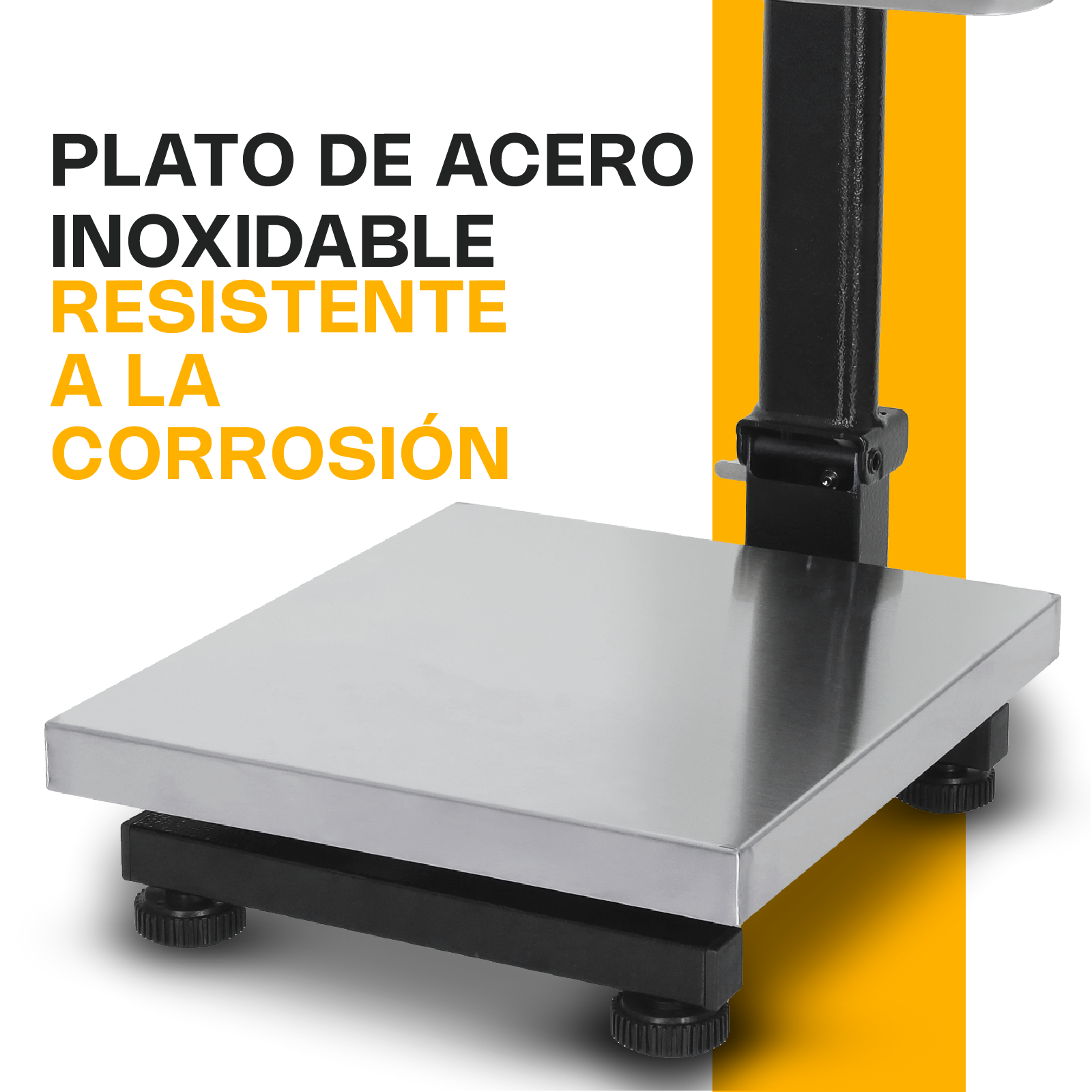 Báscula de Plataforma Inoxidable Plegable 80 kg