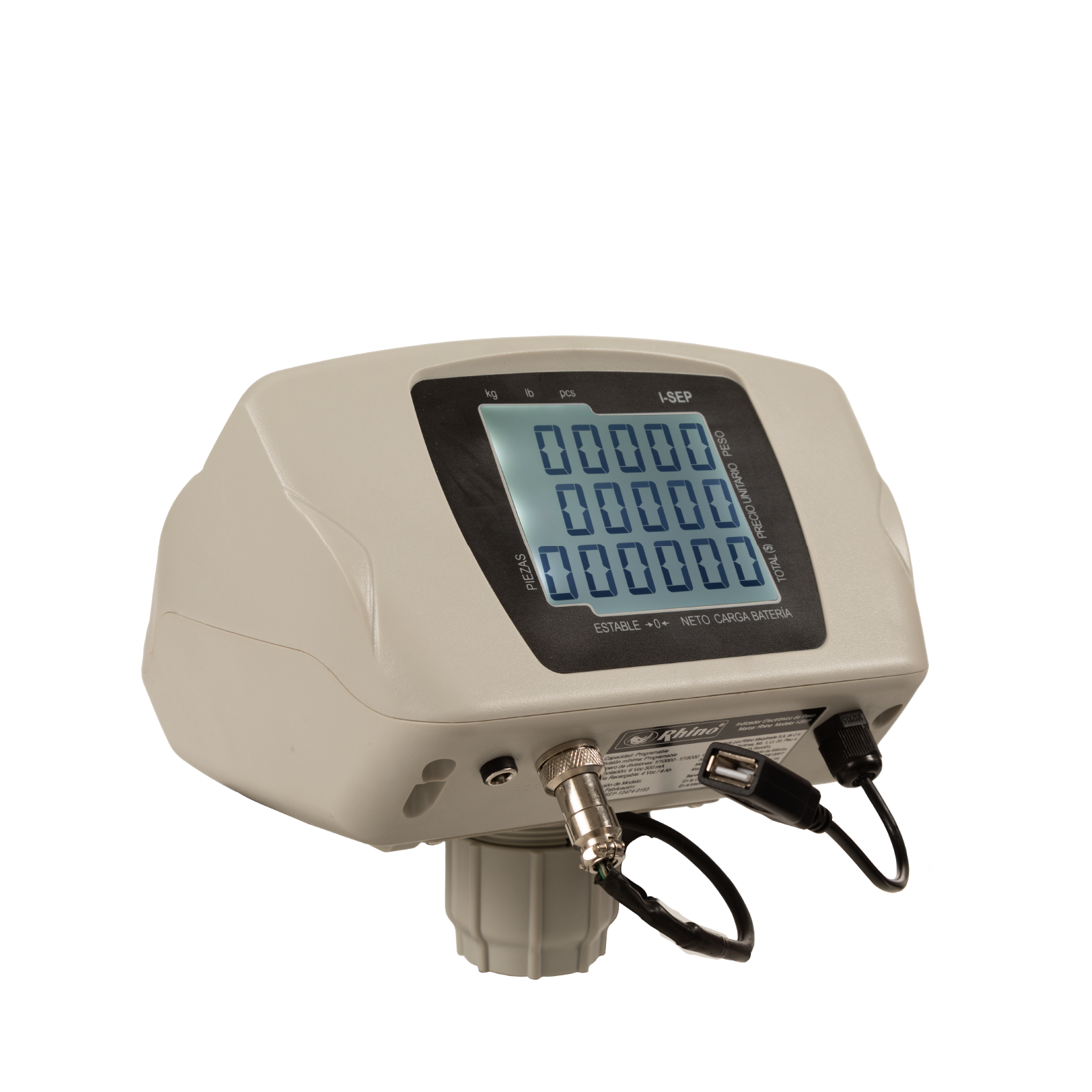 Indicador Peso, Precio y Total