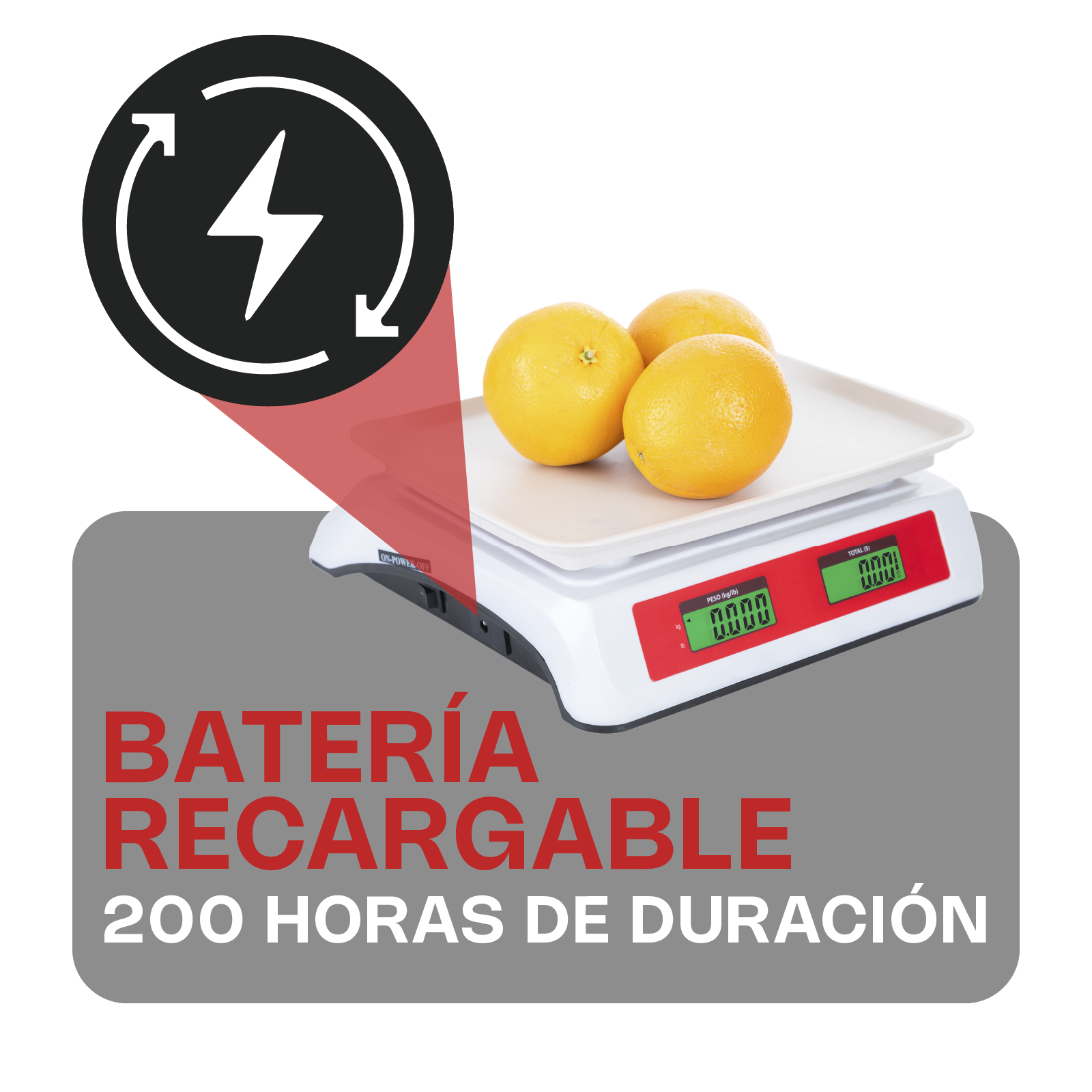 Báscula Electrónica Multifunciones 20 kg