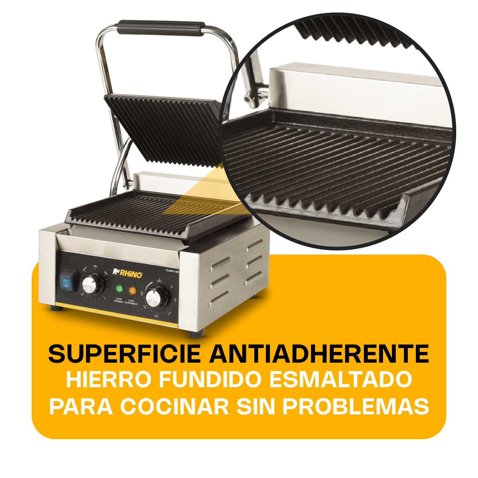 Plancha Panini 1,780 W
