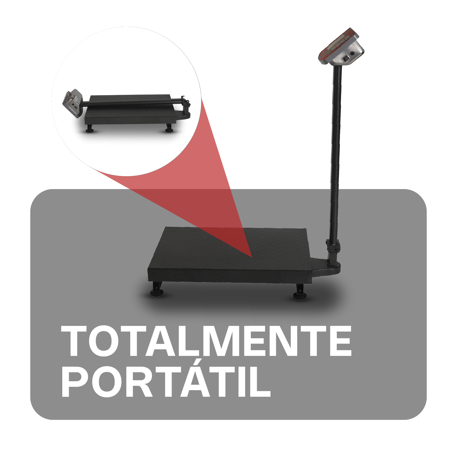 Báscula de Plataforma Plegable 200 kg