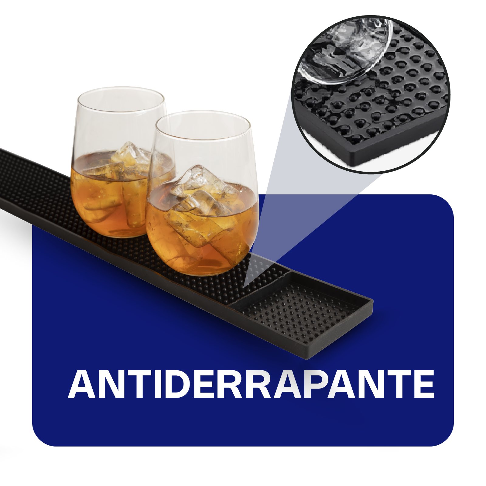Tapete Antiderrames para Barra 8 x 67.5 x 1.5 cm