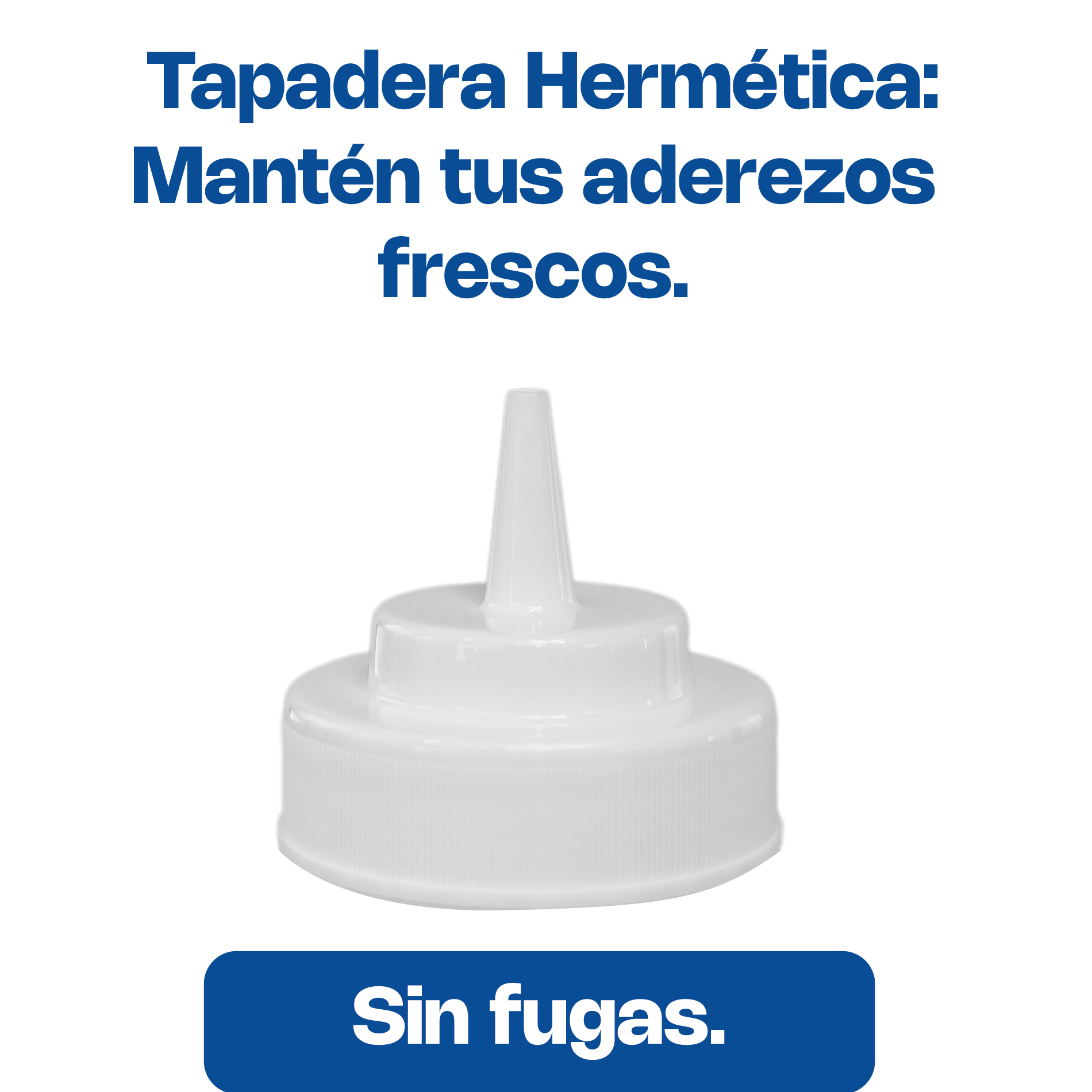 Recipiente Transparente para Aderezo 24 oz