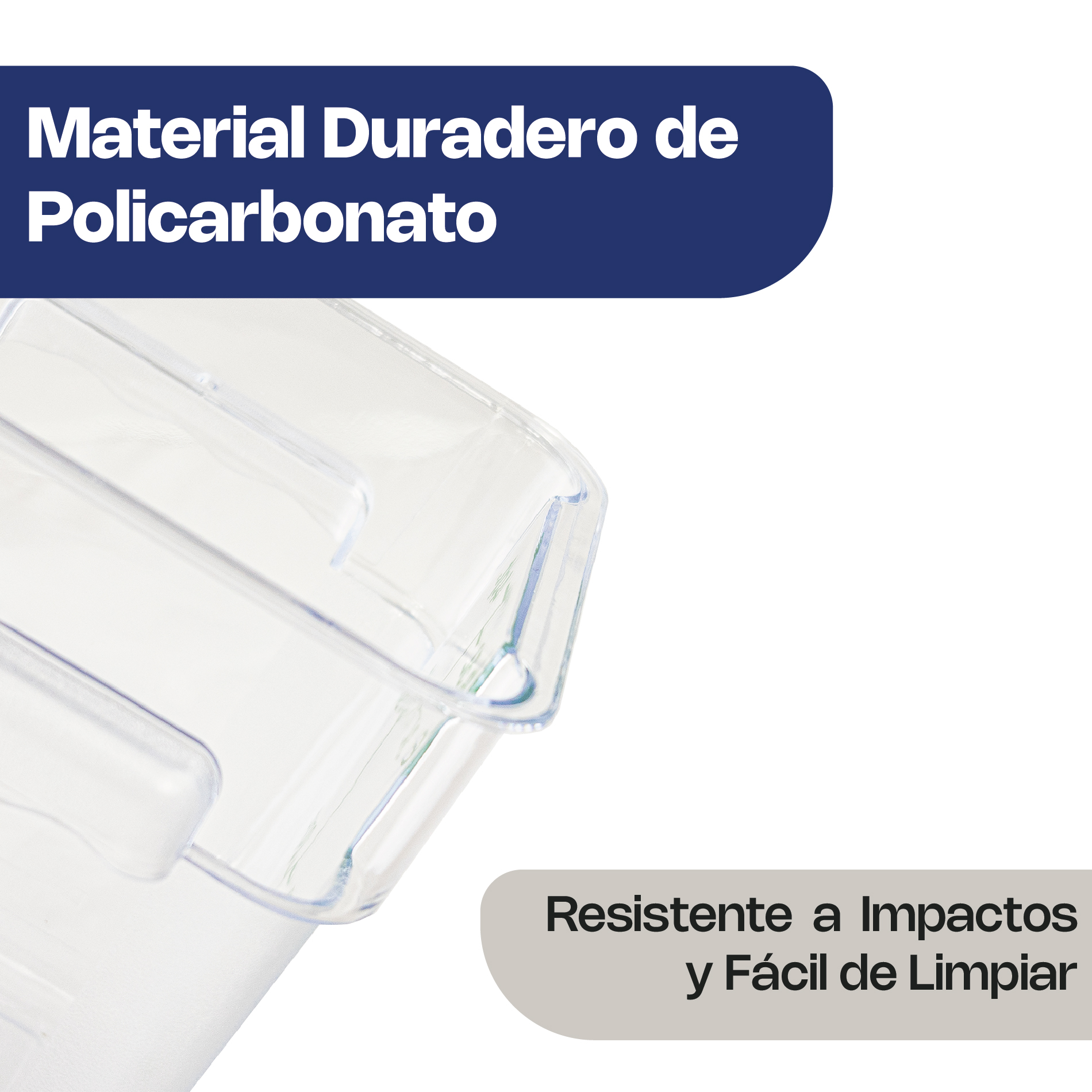Recipiente Cuadrado de Policarbonato 8 qt