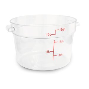 Recipiente Redondo de Policarbonato 12 qt