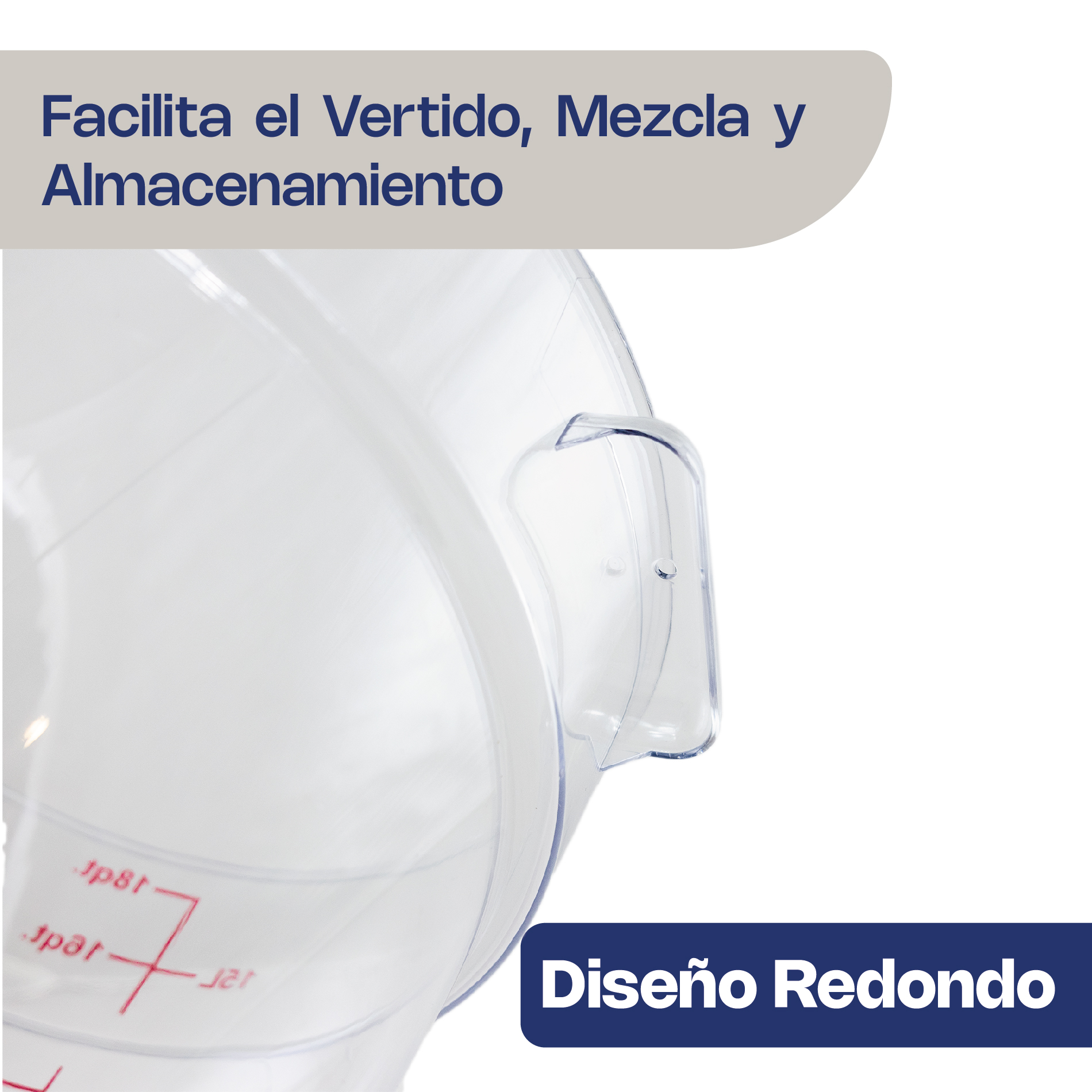 Recipiente Redondo de Policarbonato 18 qt