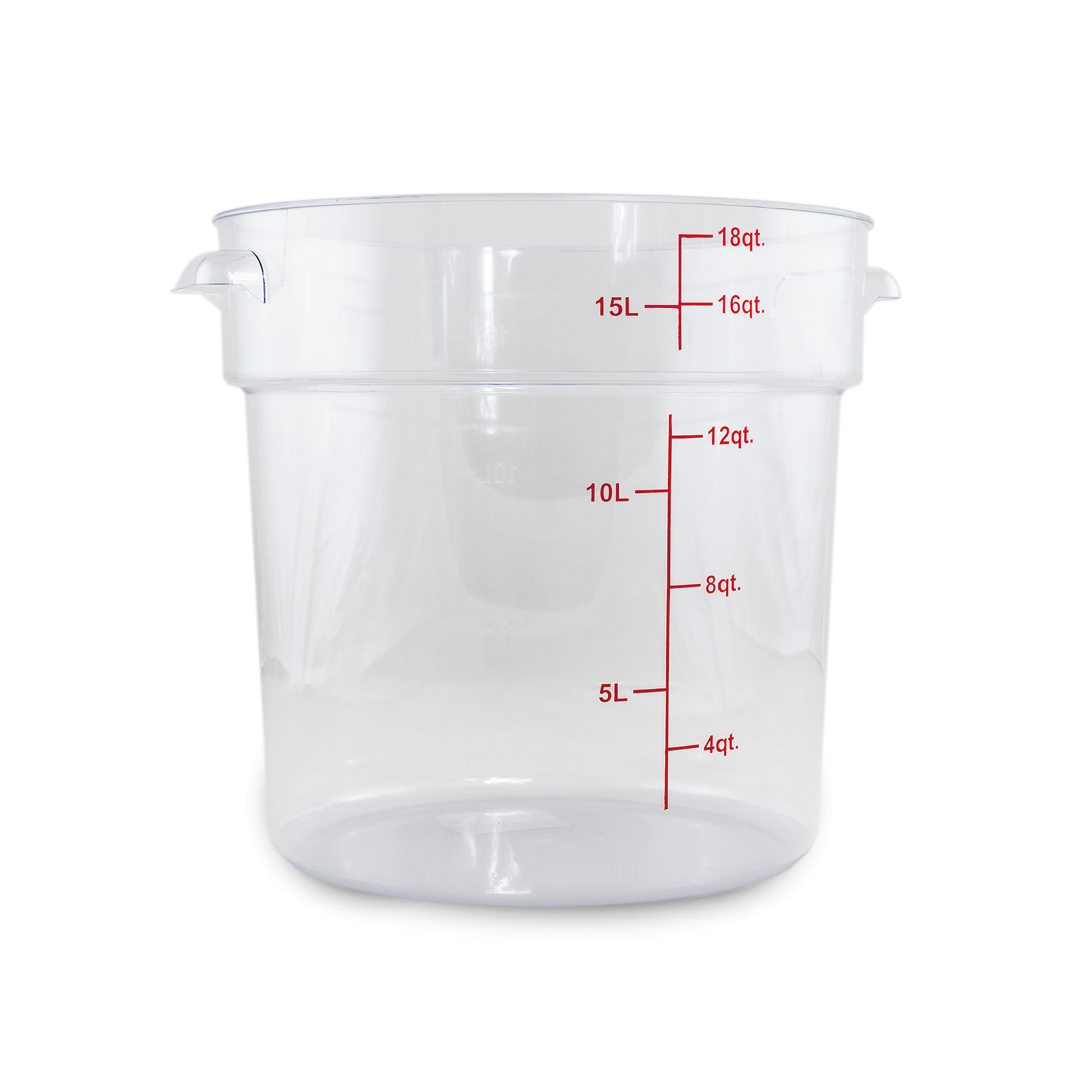 Recipiente Redondo de Policarbonato 18 qt