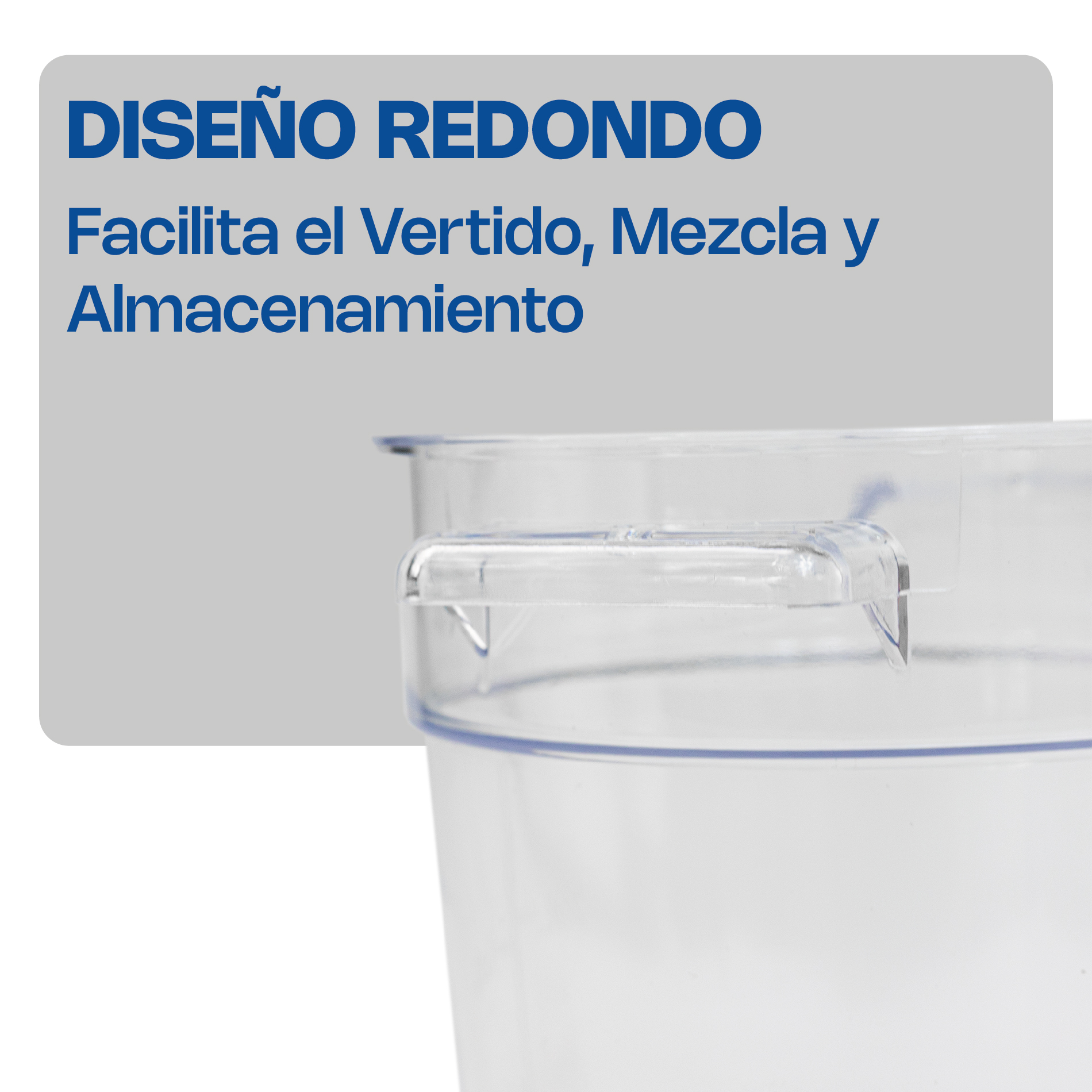 Recipiente Redondo de Policarbonato 1 qt