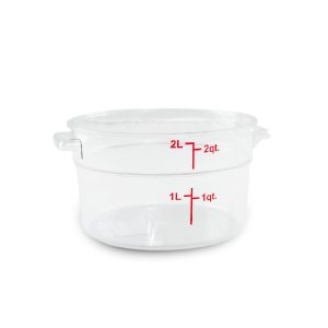 Recipiente Redondo de Policarbonato 2 qt