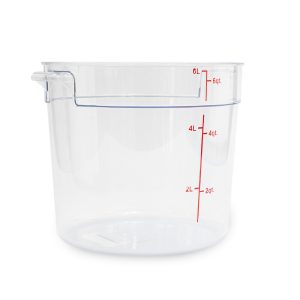 Recipiente Redondo de Policarbonato 6 qt