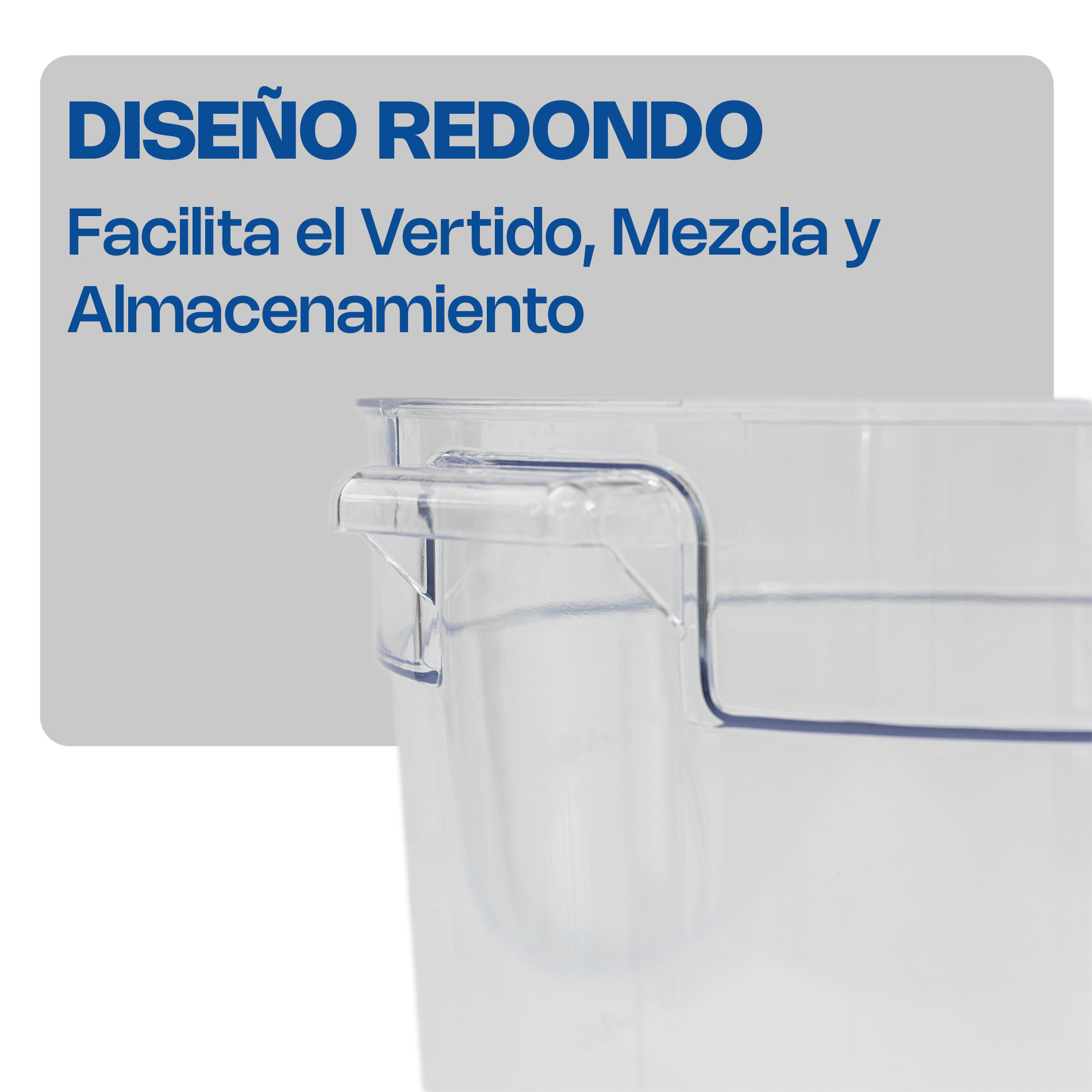Recipiente Redondo de Policarbonato 6 qt
