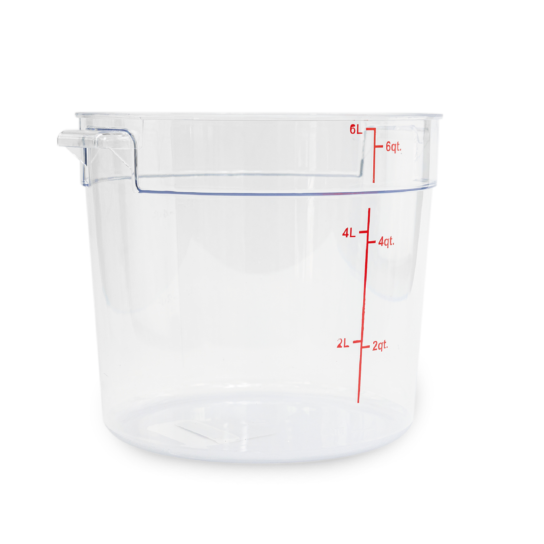 Recipiente Redondo de Policarbonato 6 qt