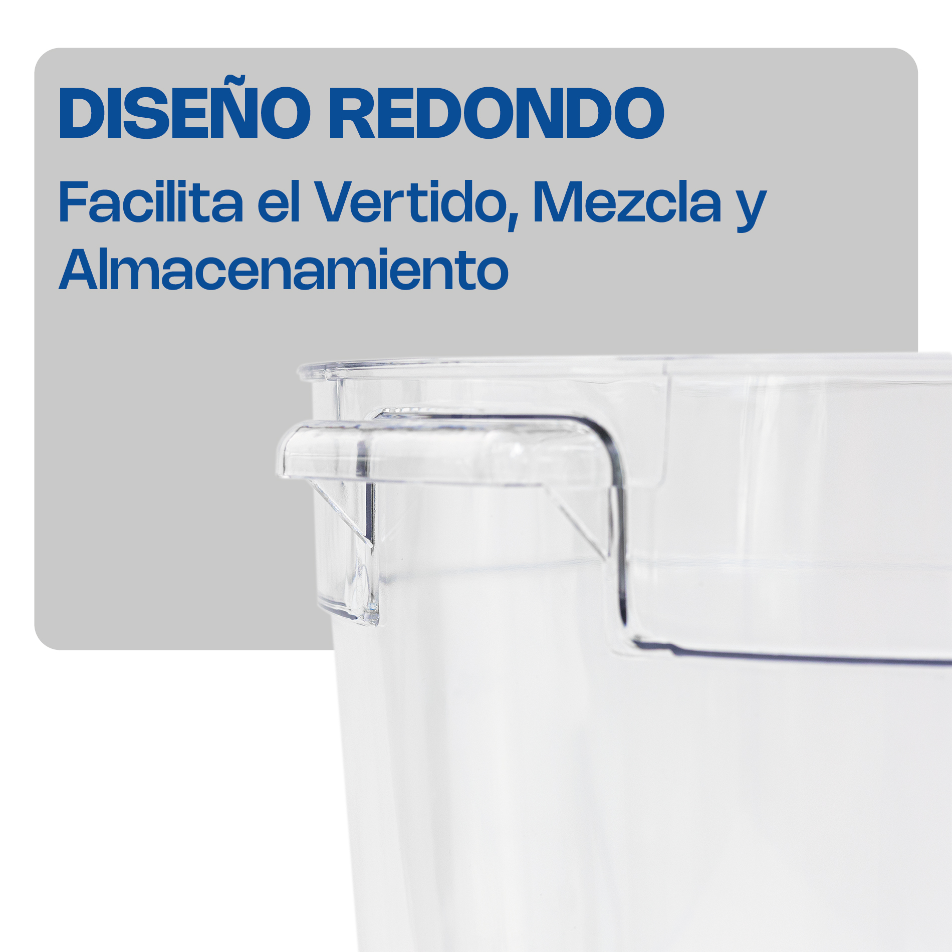 Recipiente Redondo de Policarbonato 8 qt