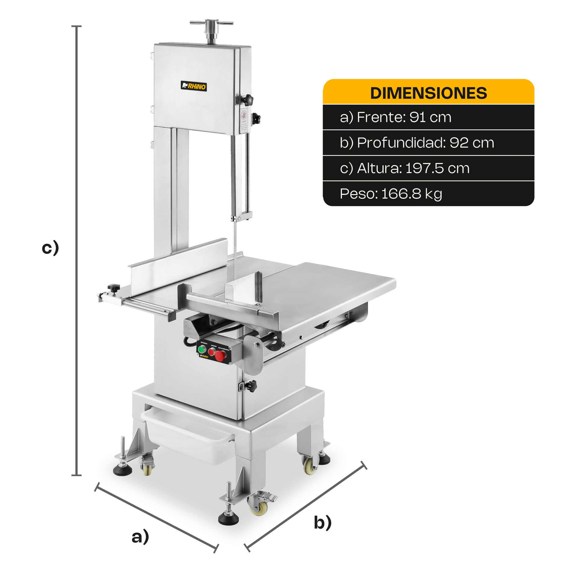 Sierra Carnicera Cinta 295 cm