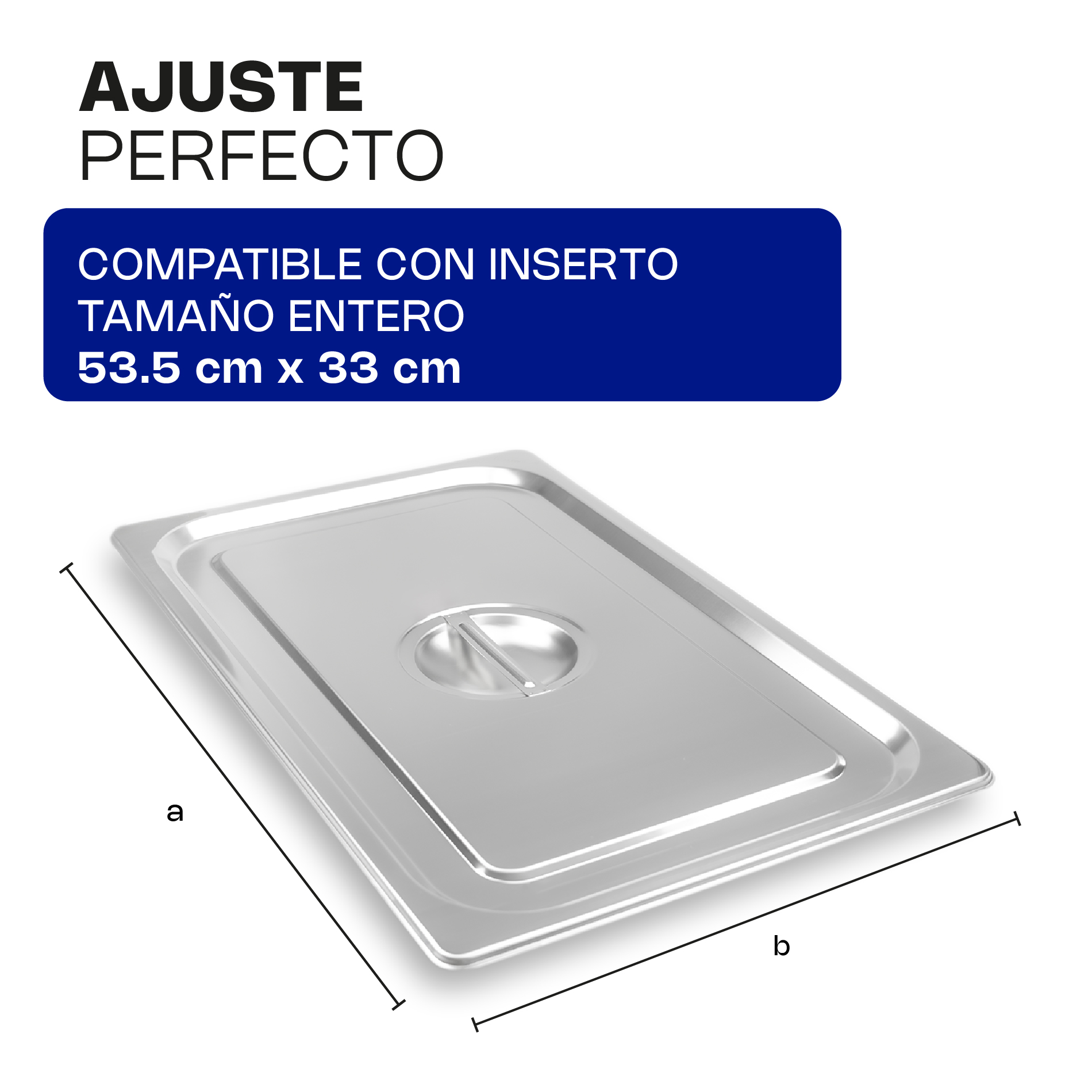 Tapa para Insertos de Acero Inoxidable Entero