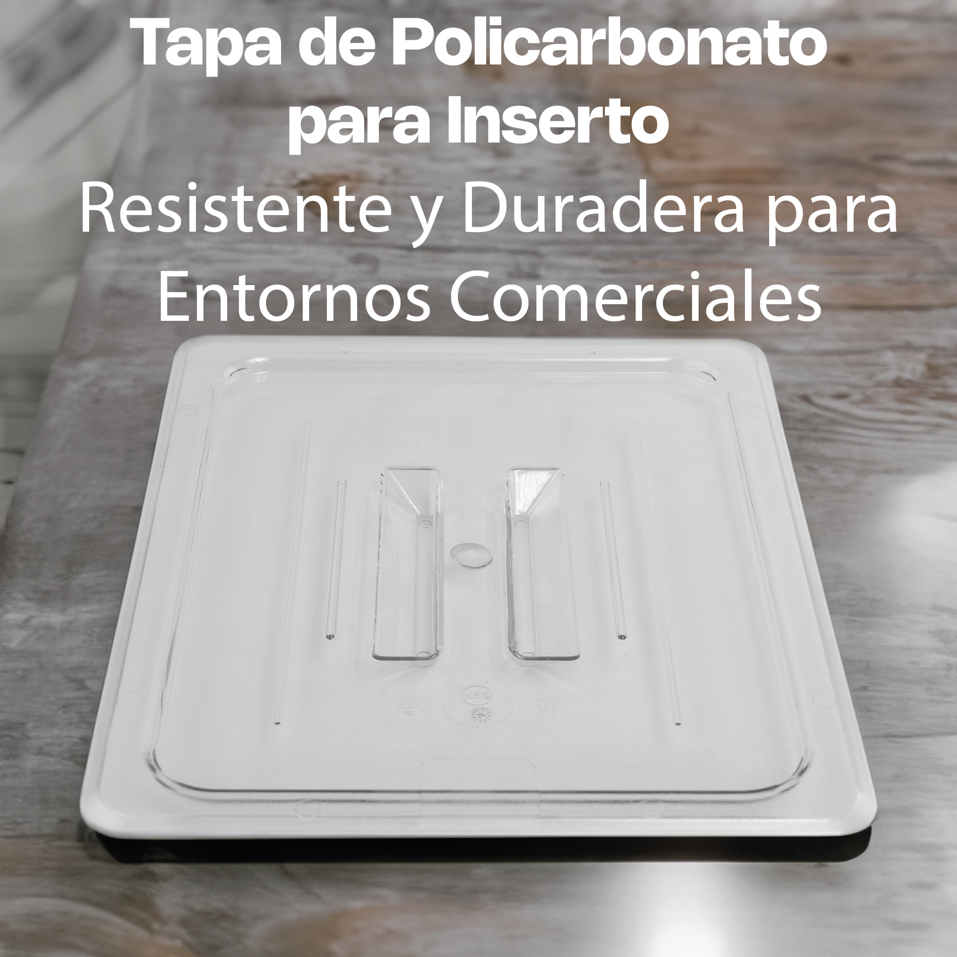 Tapa para Inserto de Policarbonato Entero