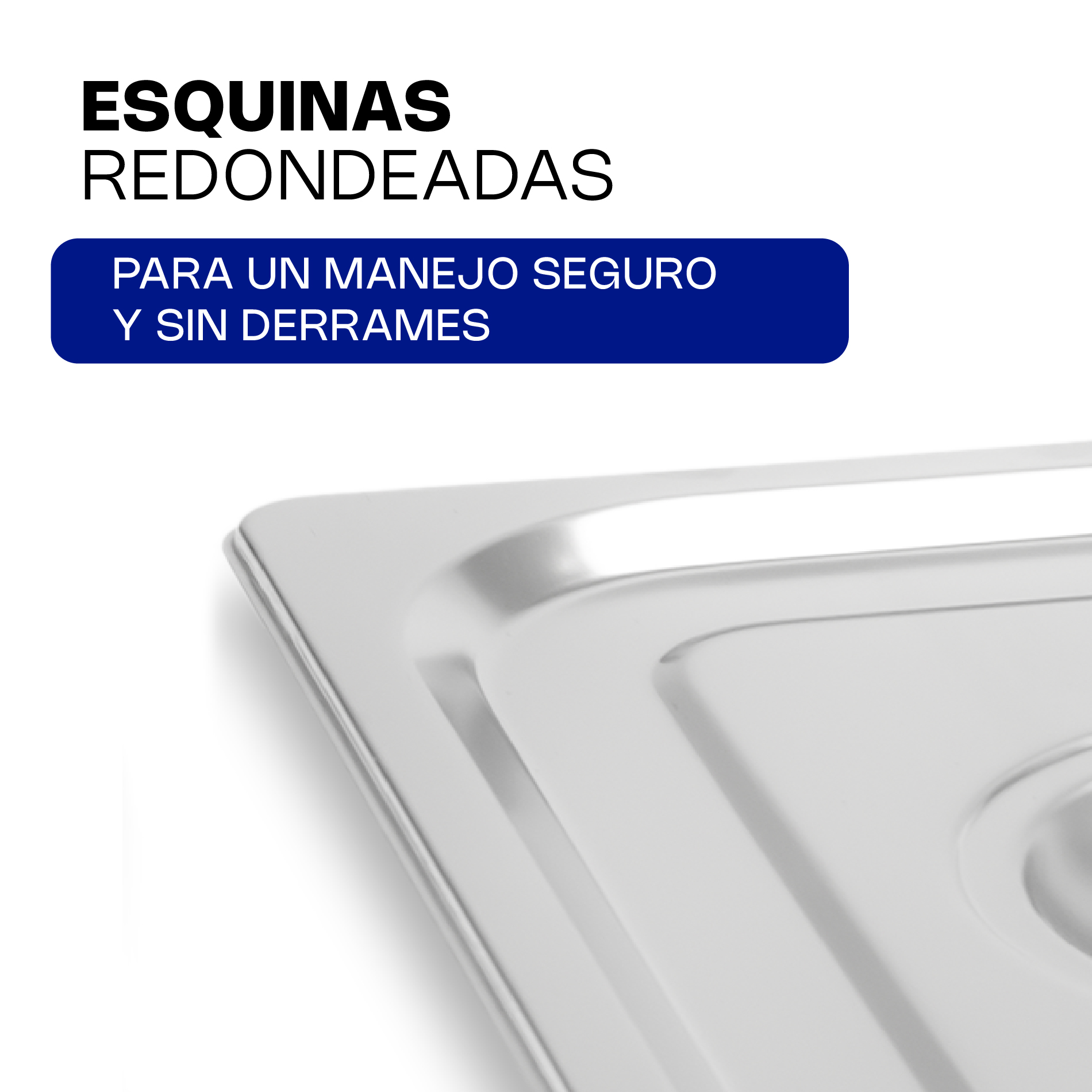 Tapa para Insertos de Acero Inoxidable Medio