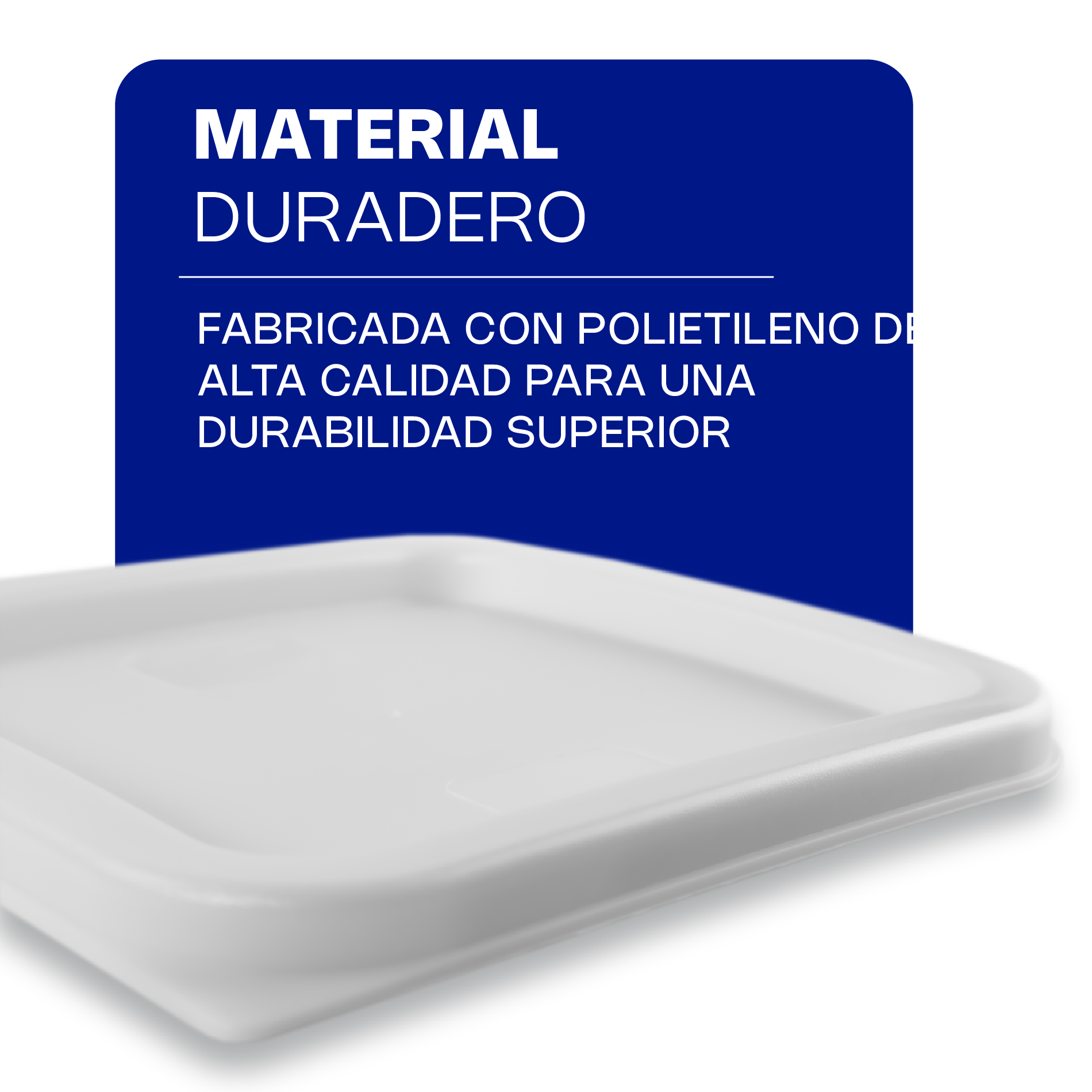 Tapa para Recipiente Cuadrado 2 y 4 qt