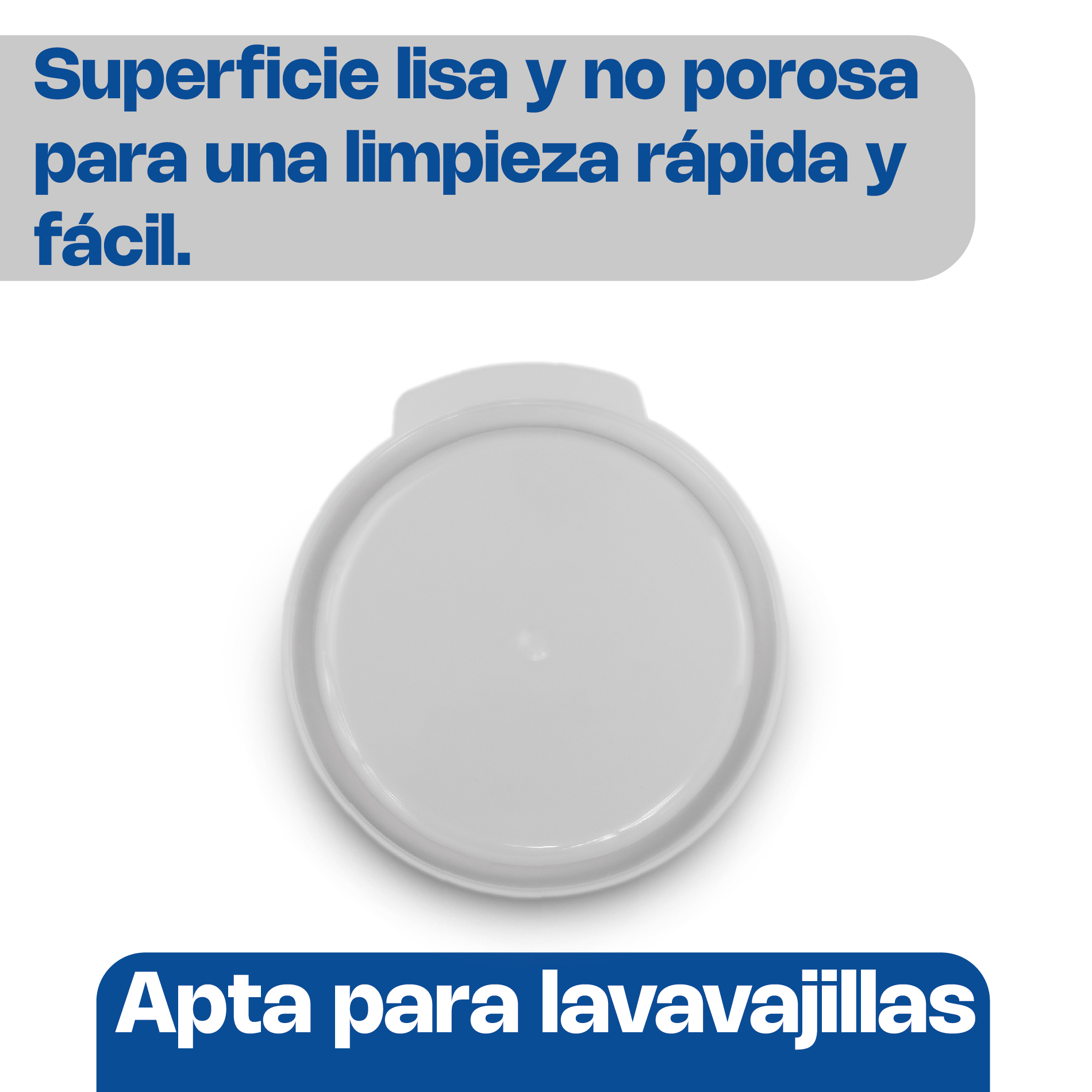 Tapa para Recipiente Redondo 1 qt