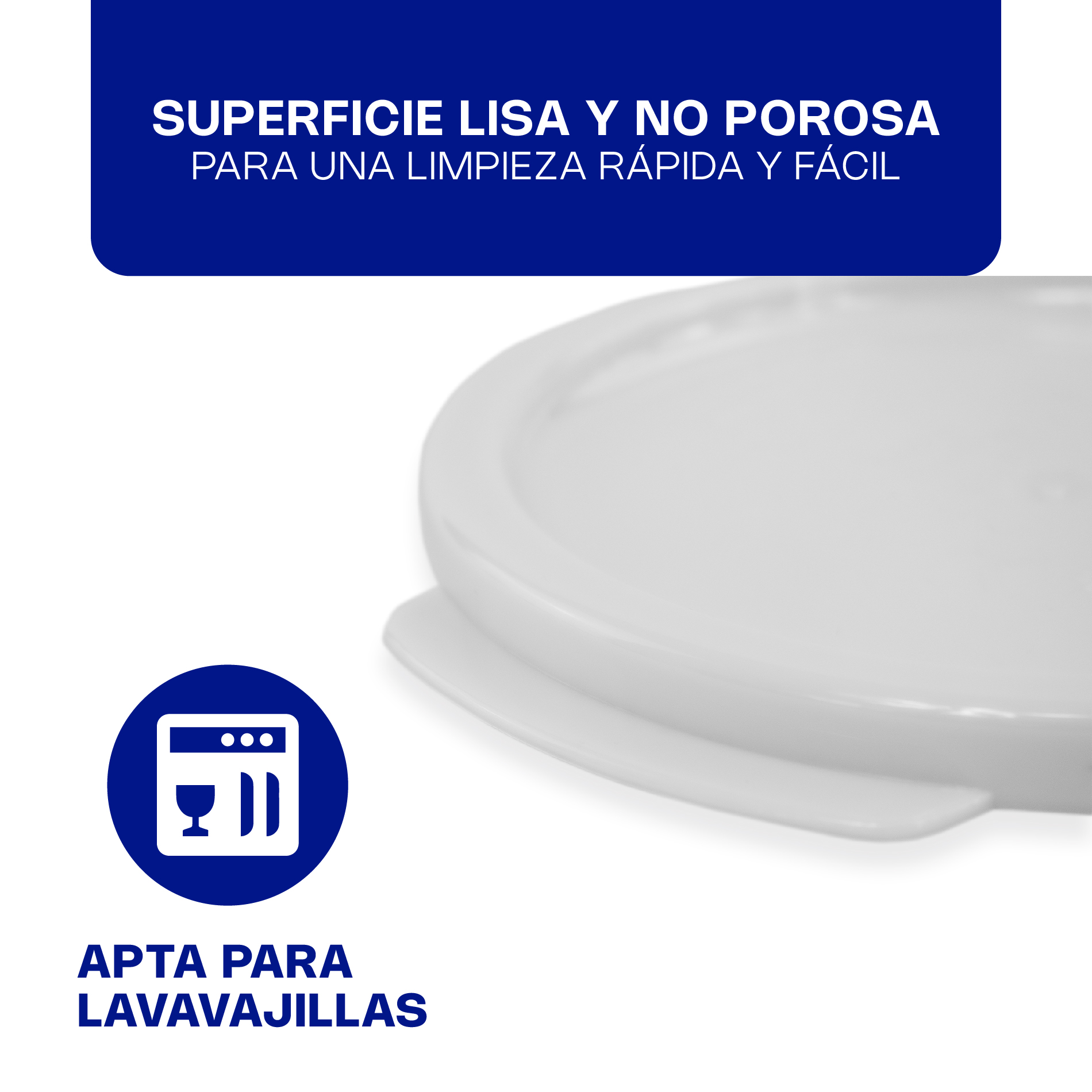 Tapa Redonda de Polietileno 2 y 4 qt