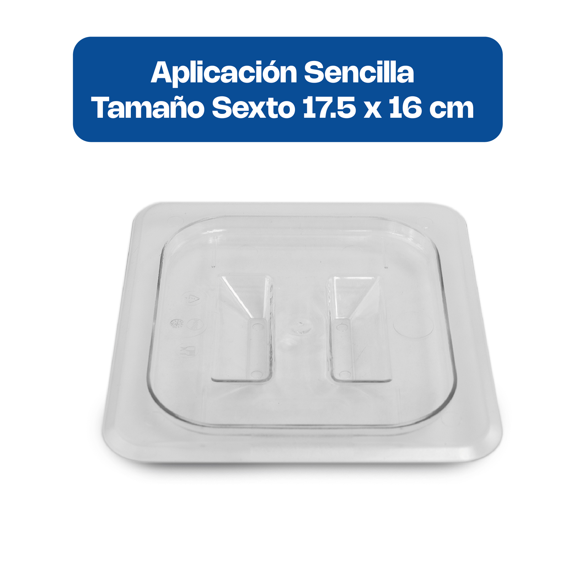 Tapa para Inserto de Policarbonato Sexto