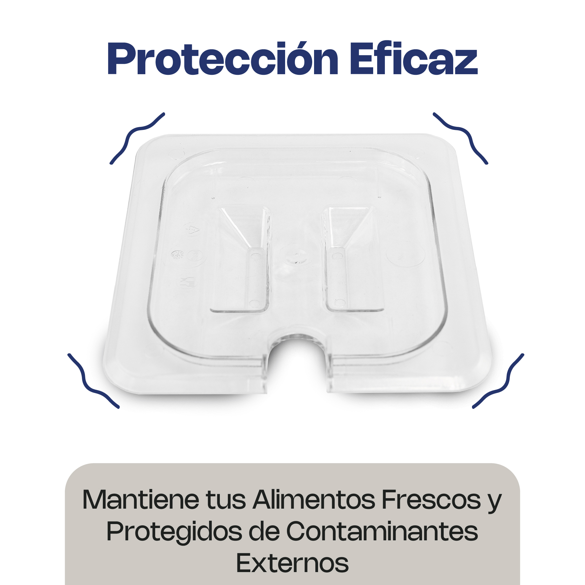 Tapa Ranurada para Inserto de Policarbonato Sexto