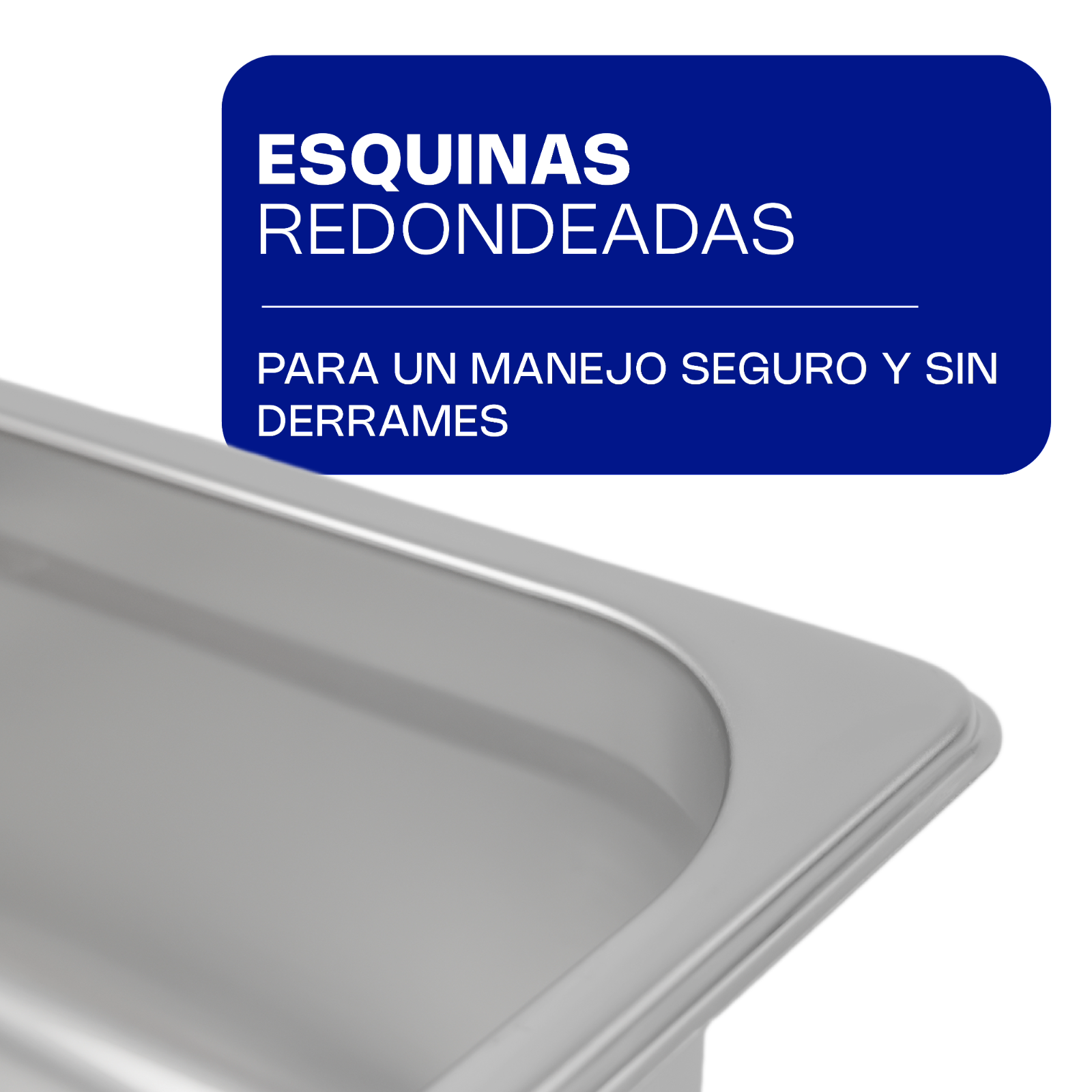 Inserto de Acero Inoxidable Noveno 4"