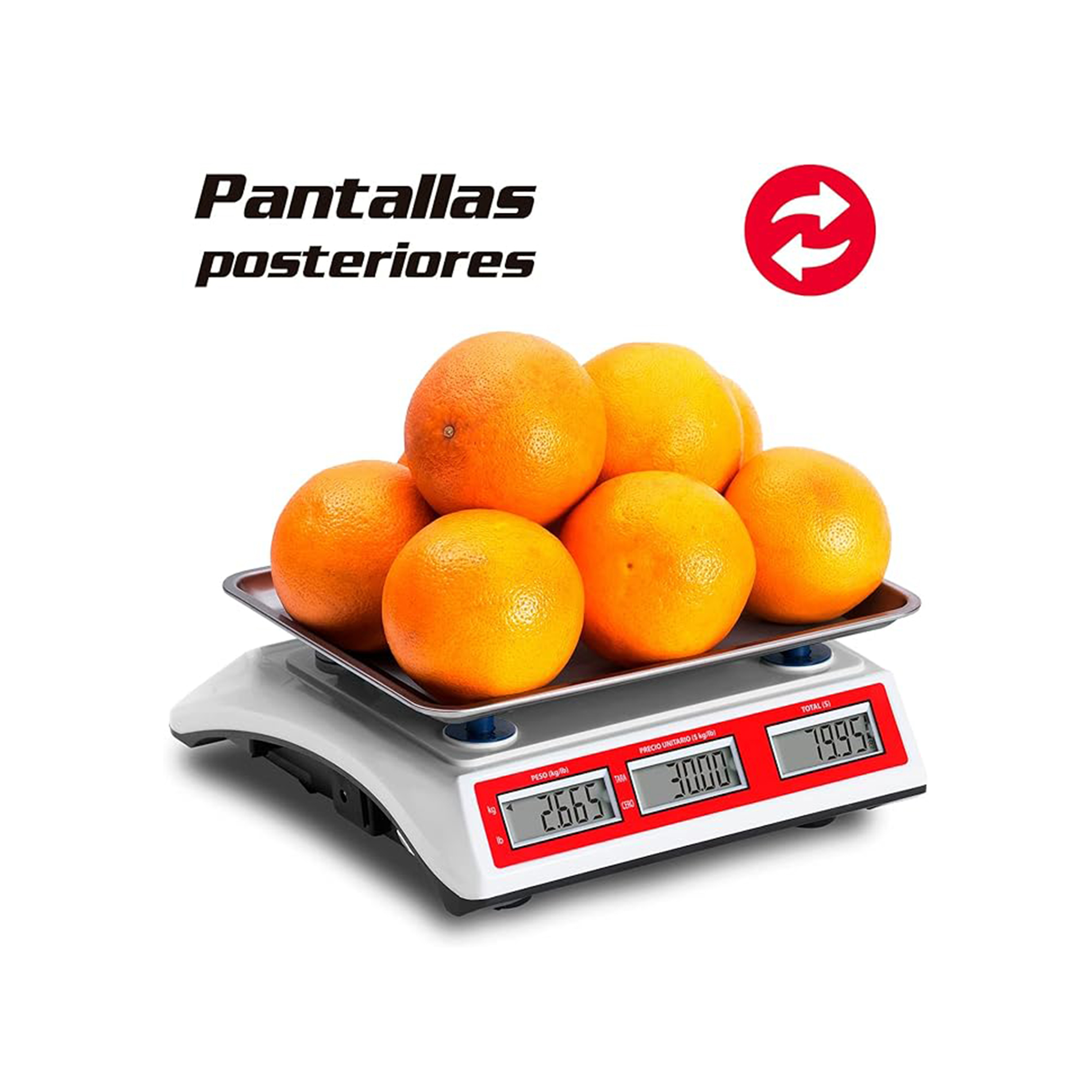 Báscula Electrónica Multifunciones 30 kg