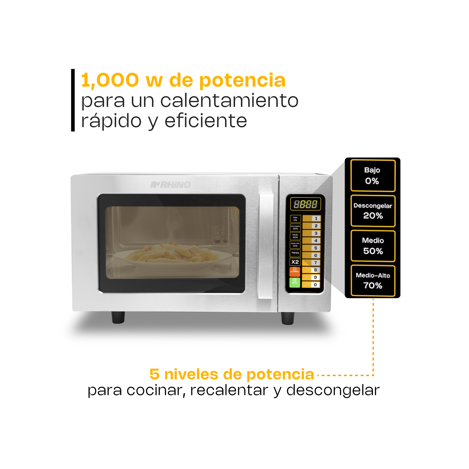 Horno de Microondas Digital 0.9 pies