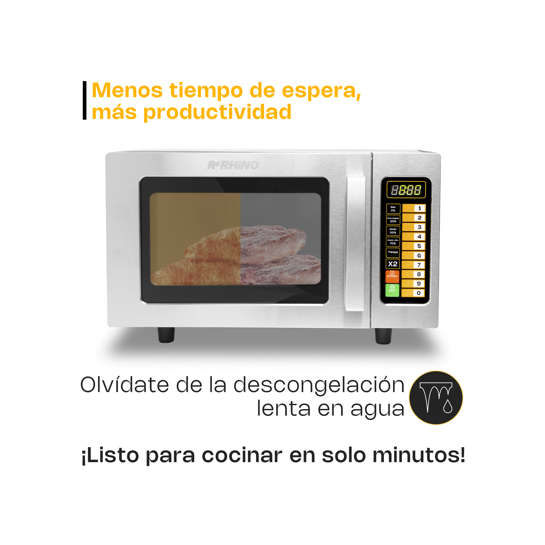 Horno de Microondas Digital 0.9 pies