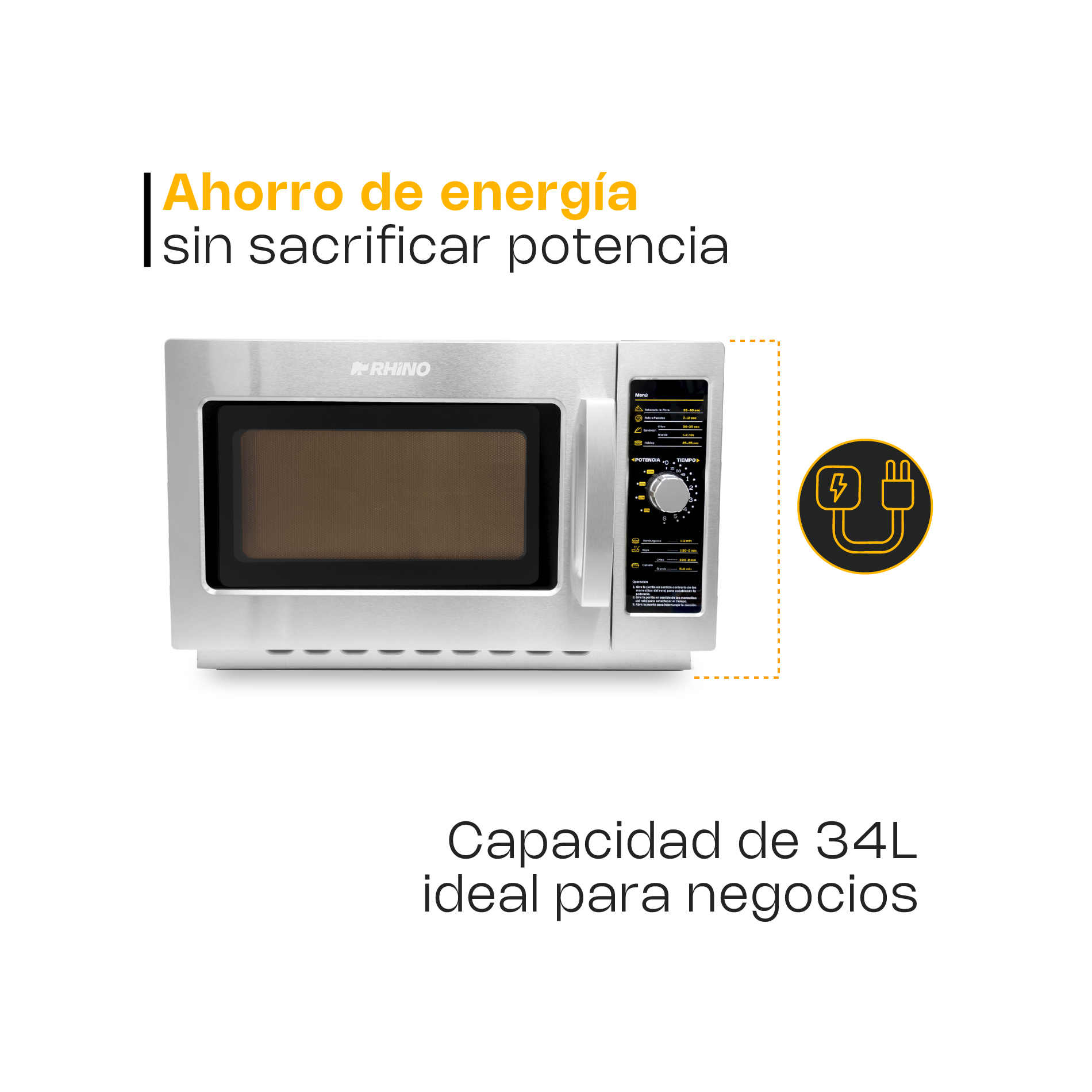 Horno de Microondas Análogo 1.2 pies