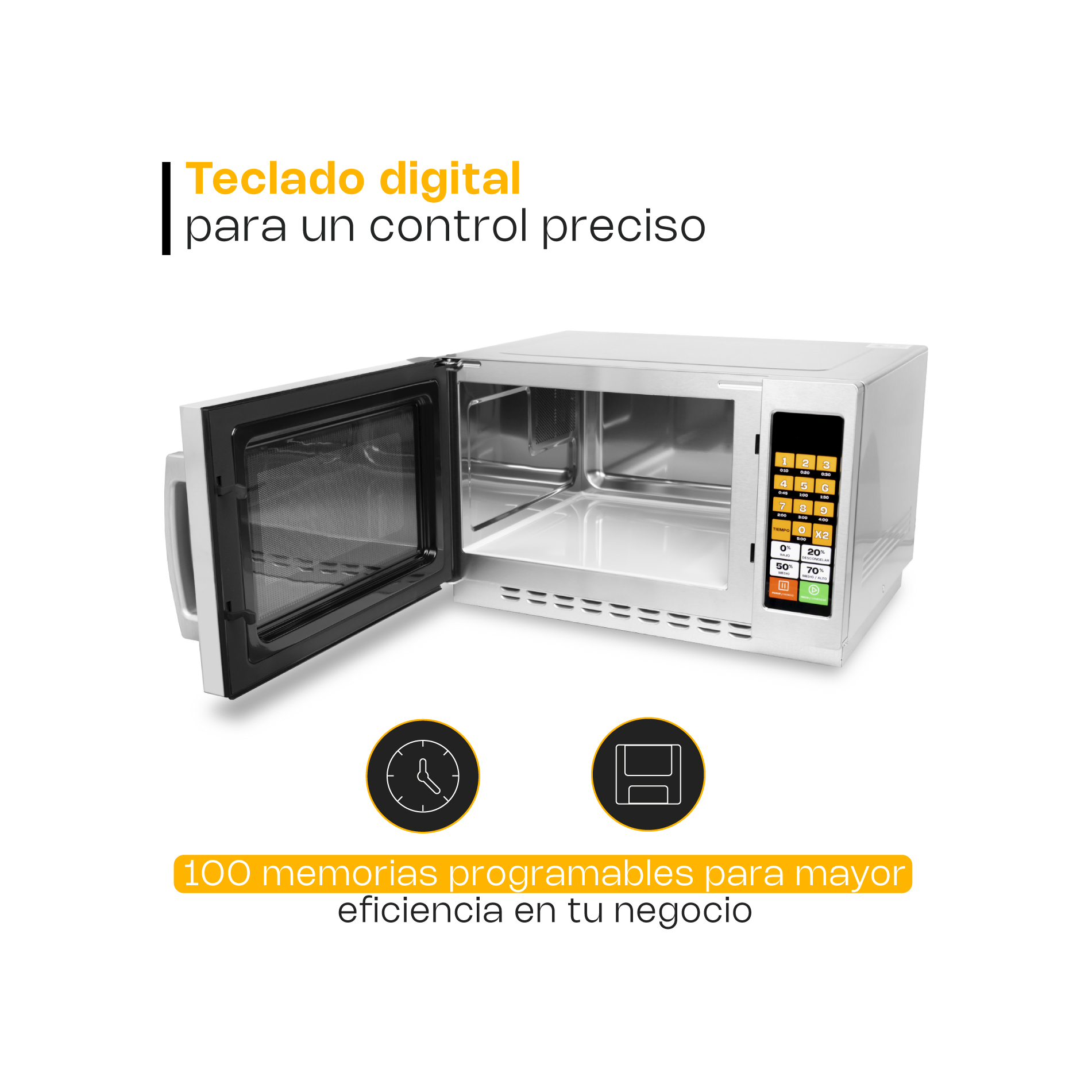 Horno de Microondas Digital 1.2 pies
