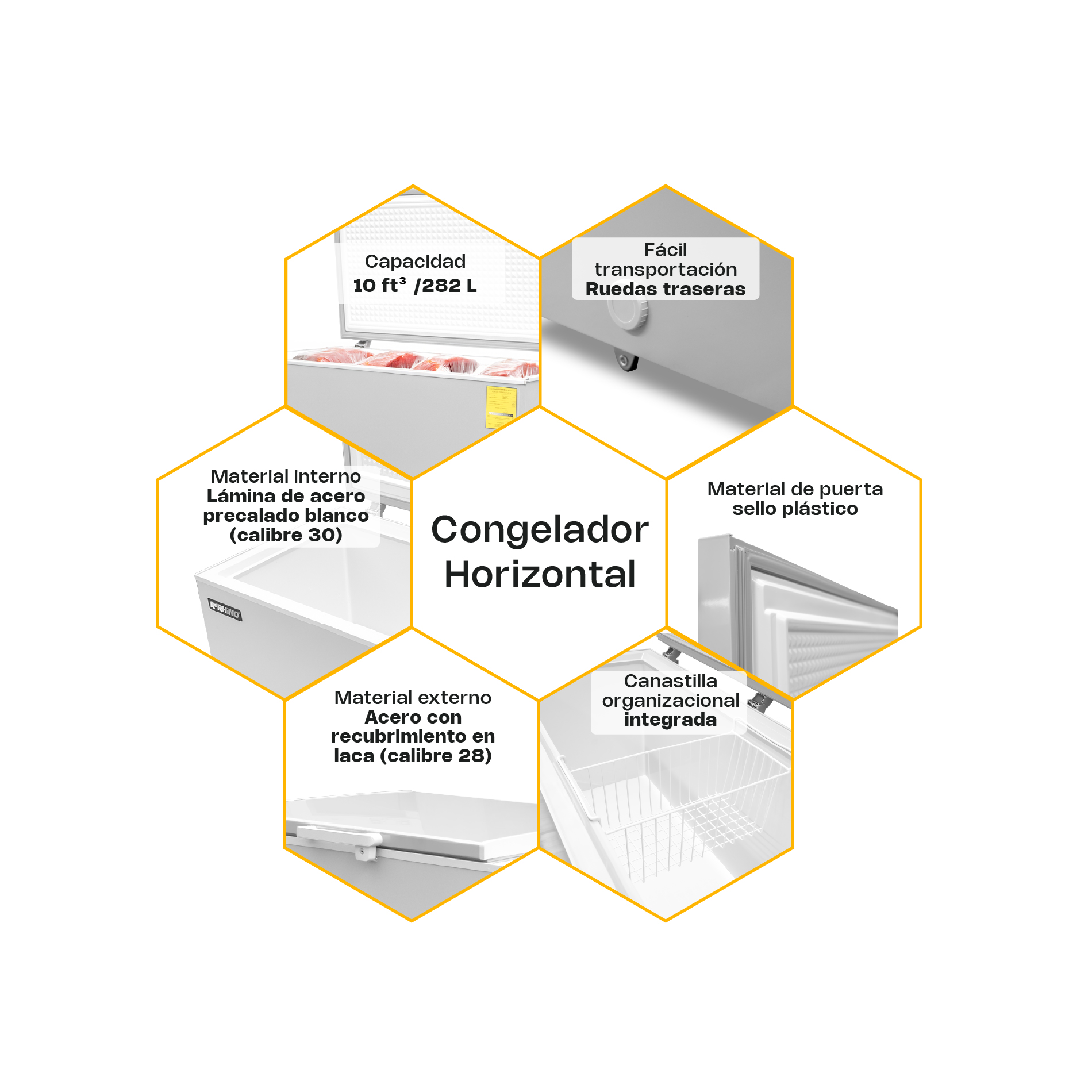 Congelador Horizontal 10 Pies