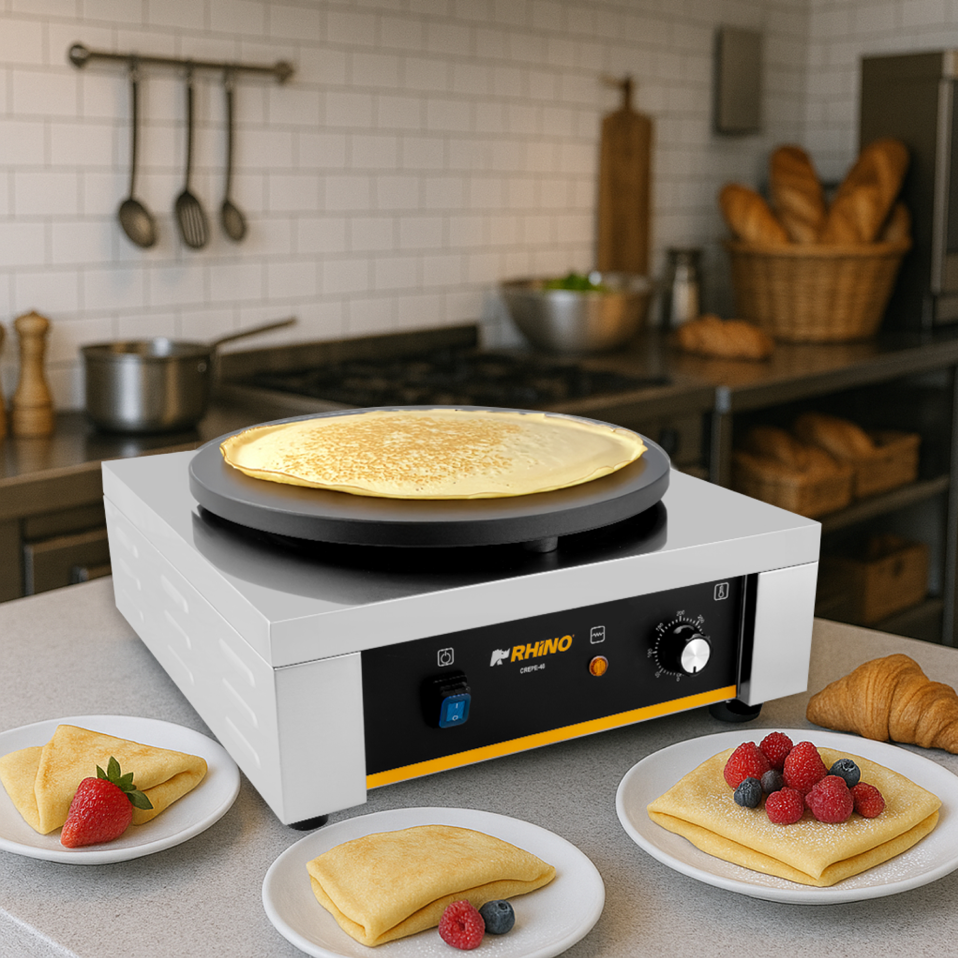 Crepera Eléctrica 2,000 W