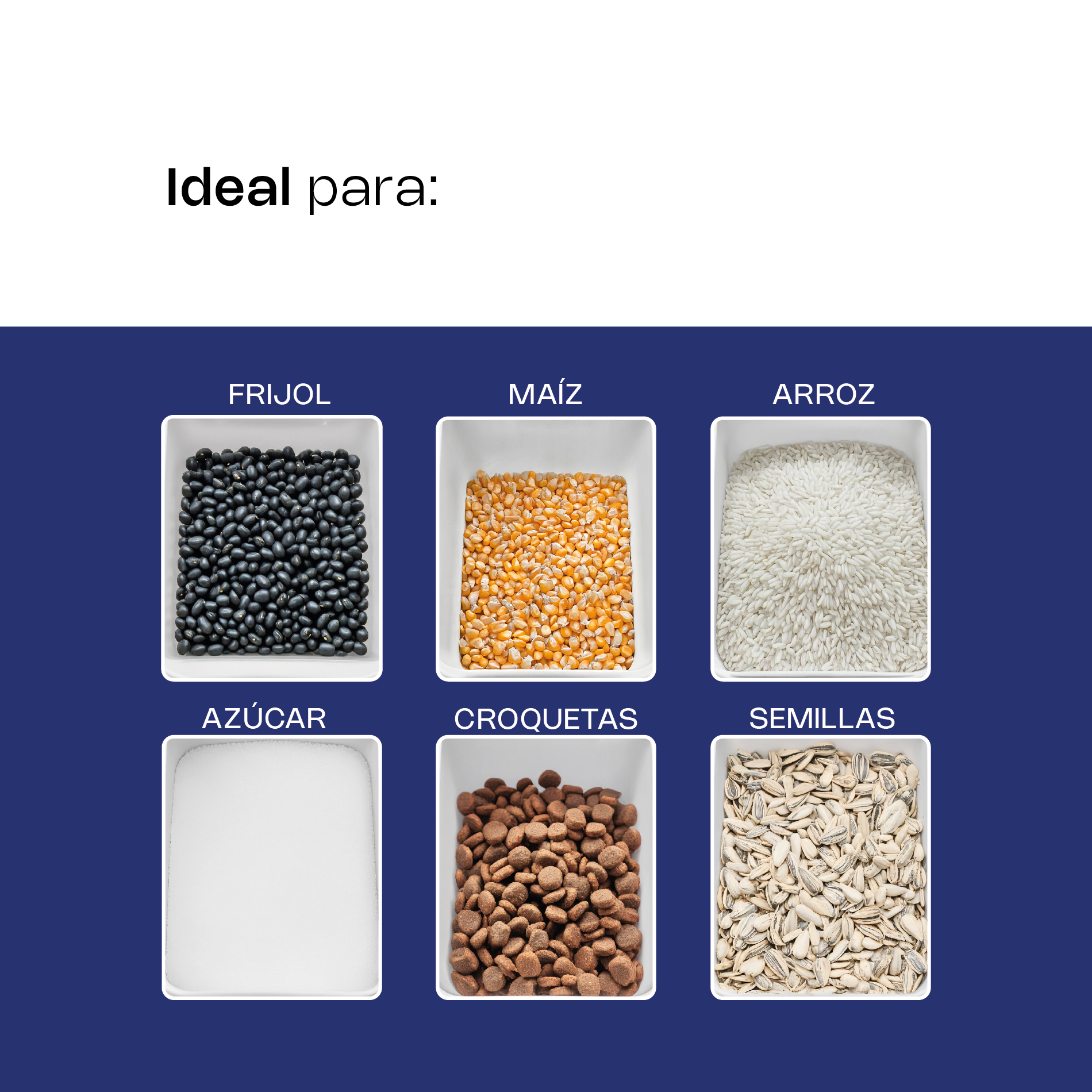 Almacenador para Granos Tipo Estante 79 L