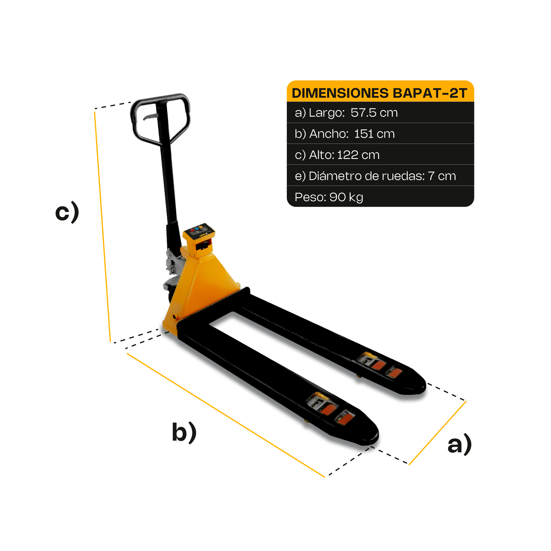 Báscula de Patín 2 t