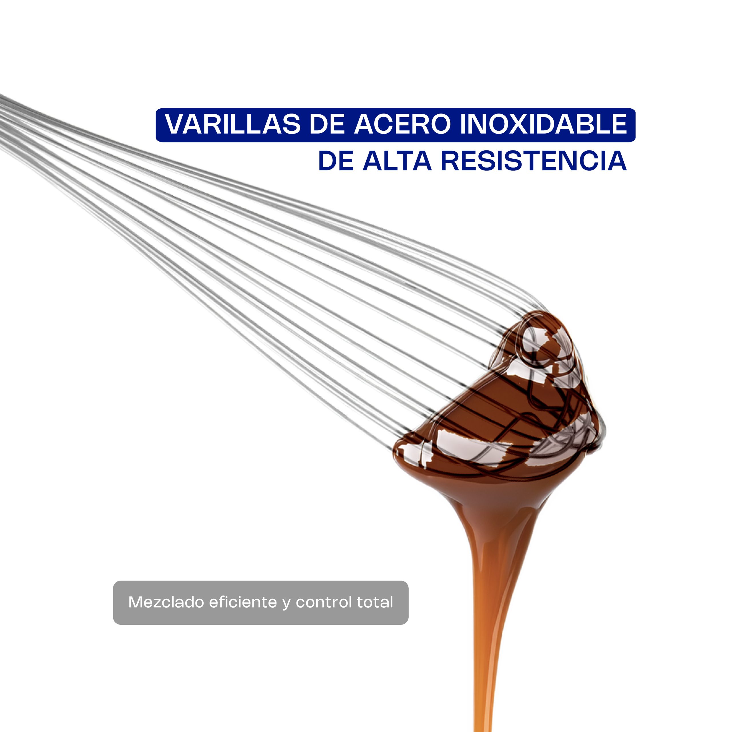 Batidor Francés de Acero Inoxidable 20"