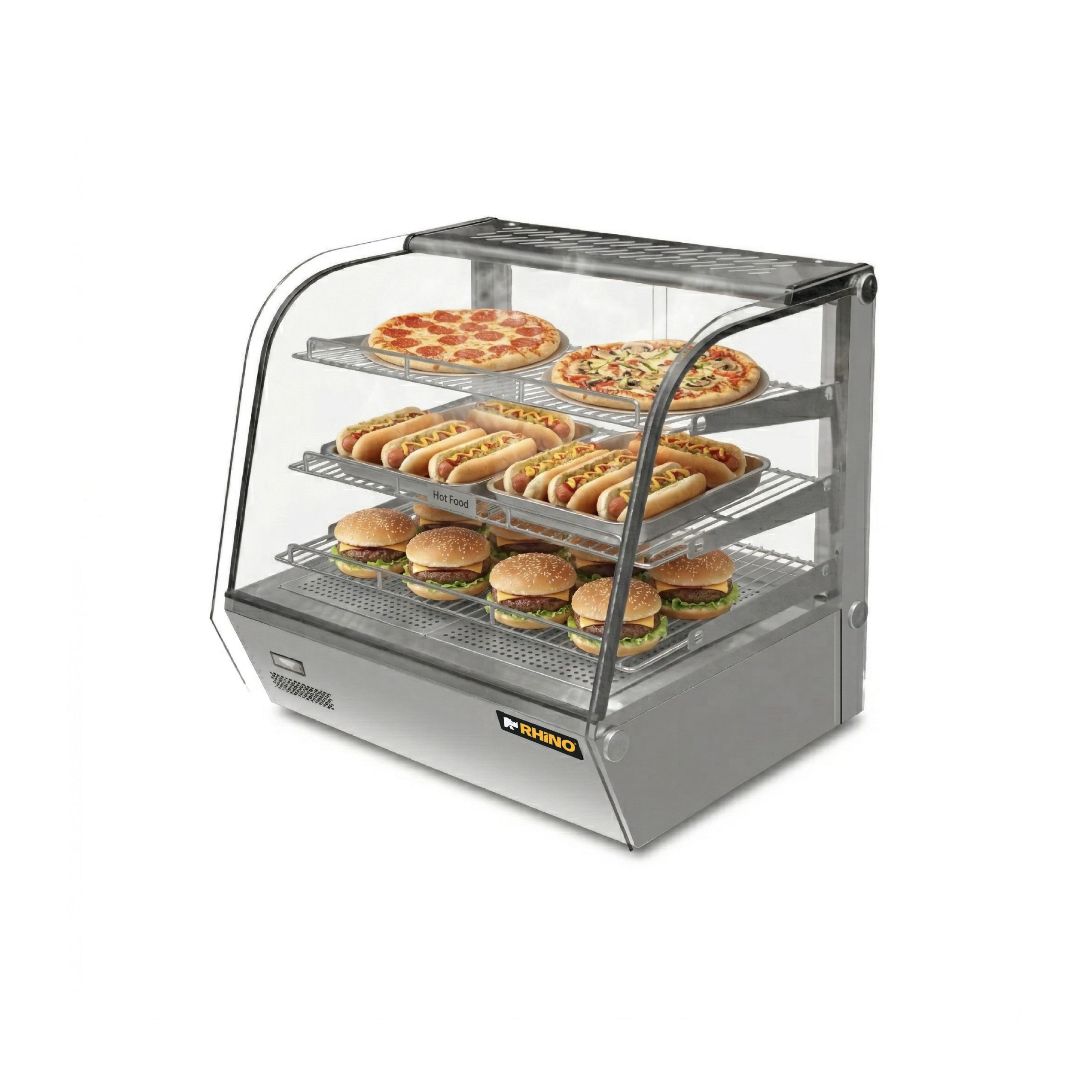 Vitrina Caliente sobre Mostrador 160L