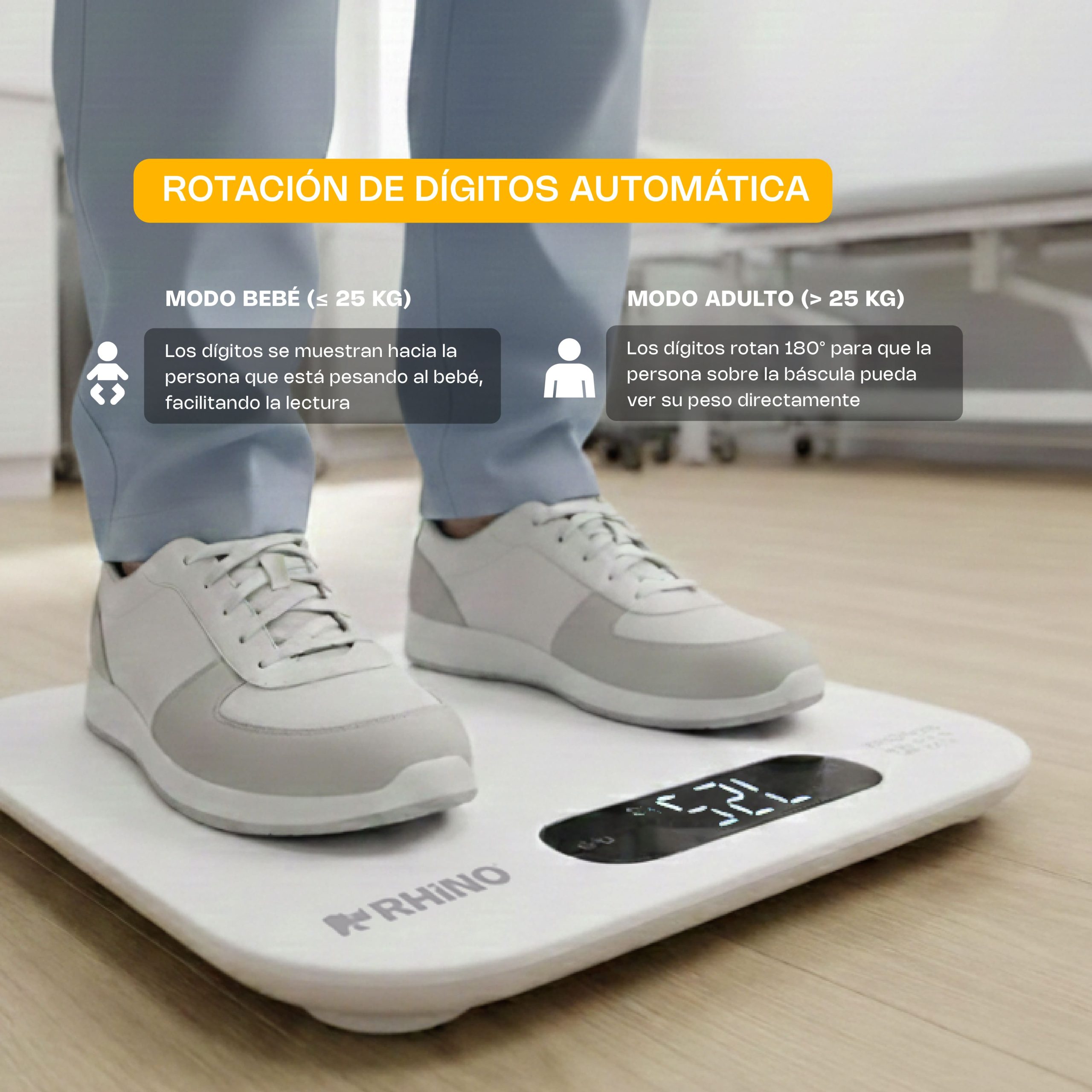Báscula para Bebés y Adultos 180 kg
