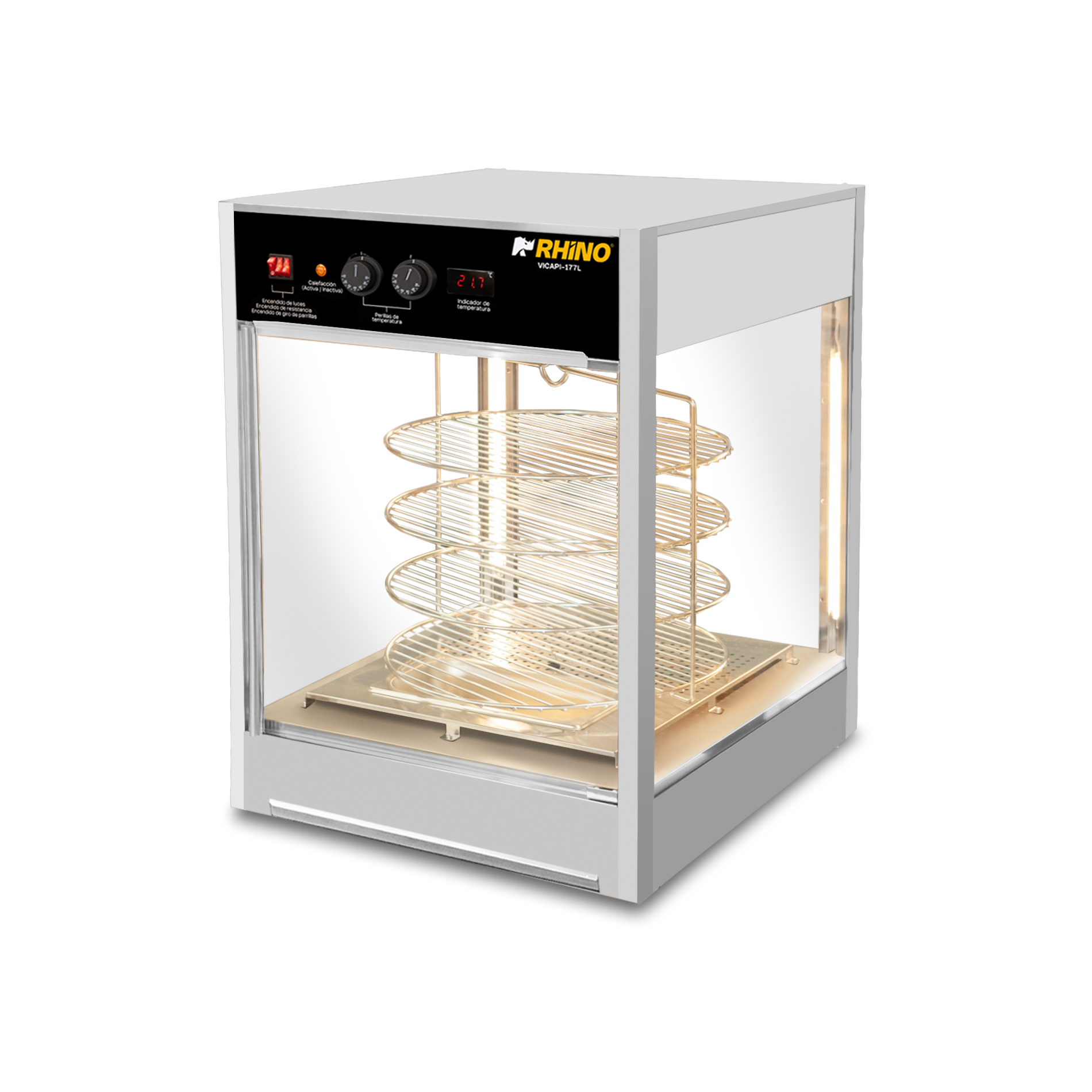 Vitrina Calentadora de Pizza 177L