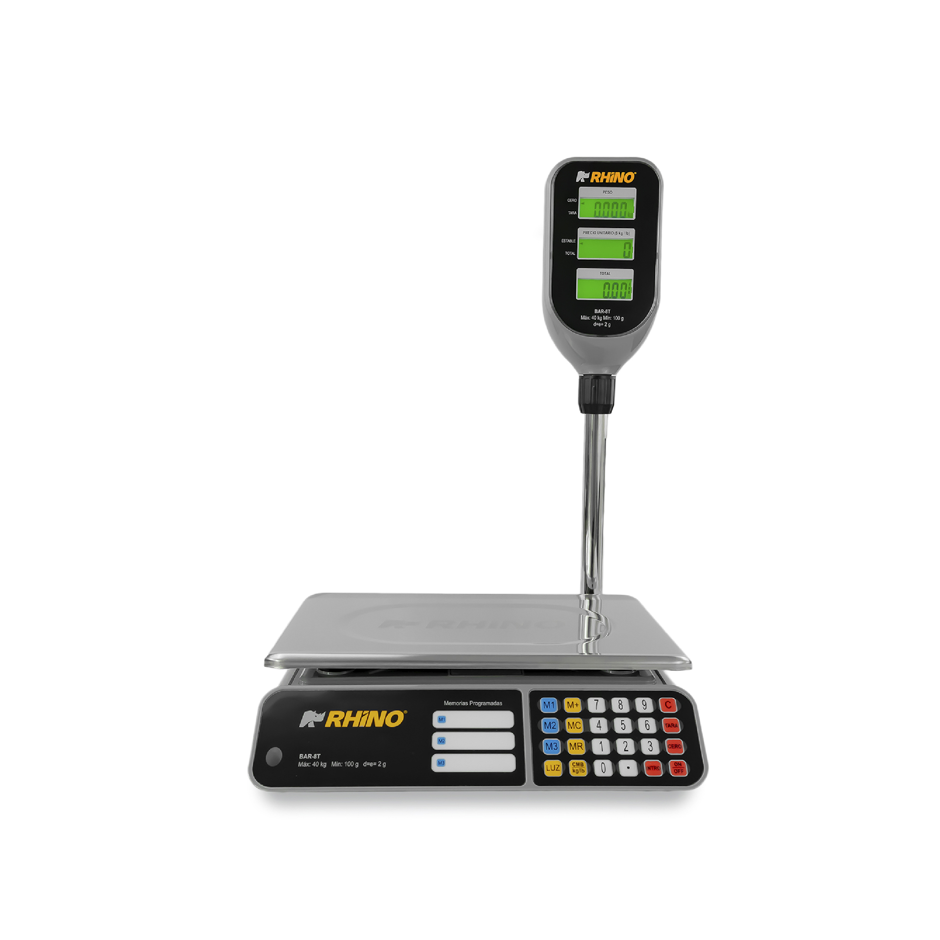 Báscula Electrónica Multifunciones con Torreta 40 kg