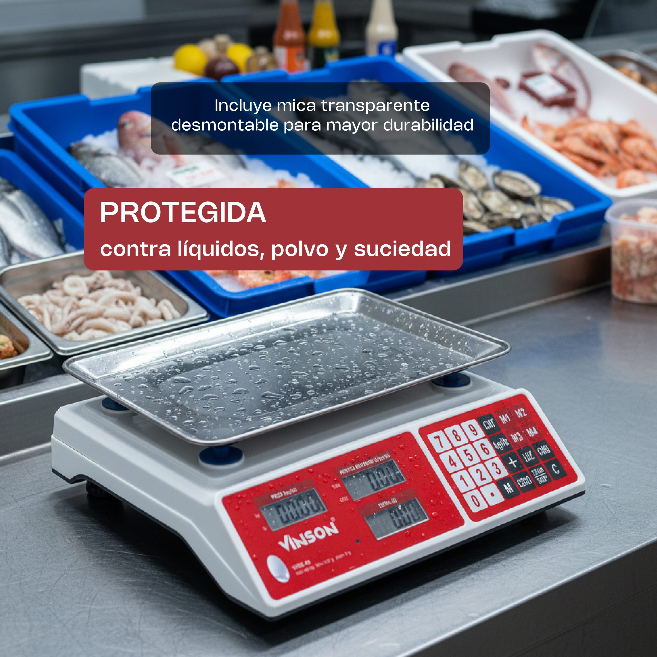 Báscula Electrónica Multifunciones 40 kg